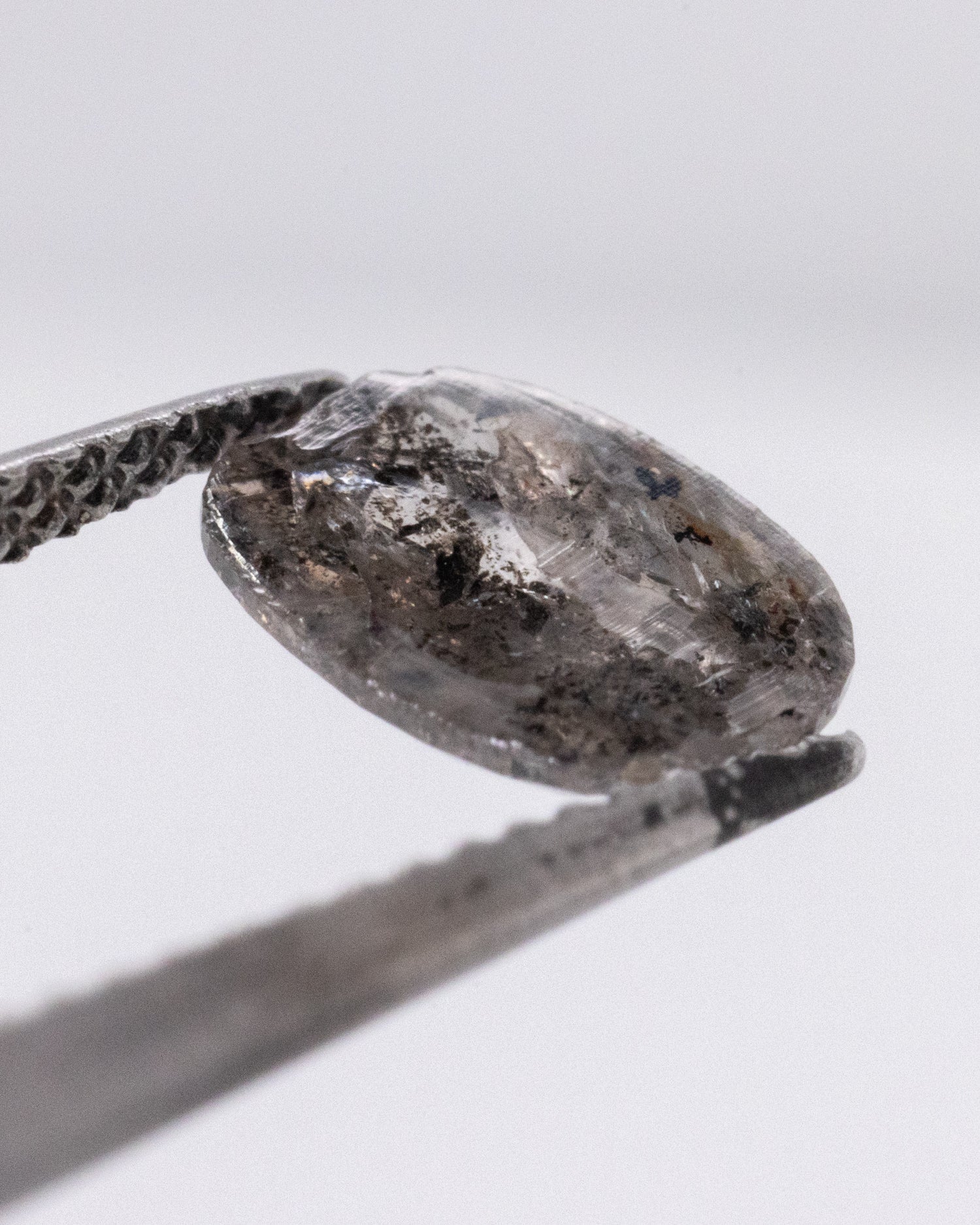 0.80ct Oval Shaped Loose Salt & Pepper Diamond - Malleable Jewellers