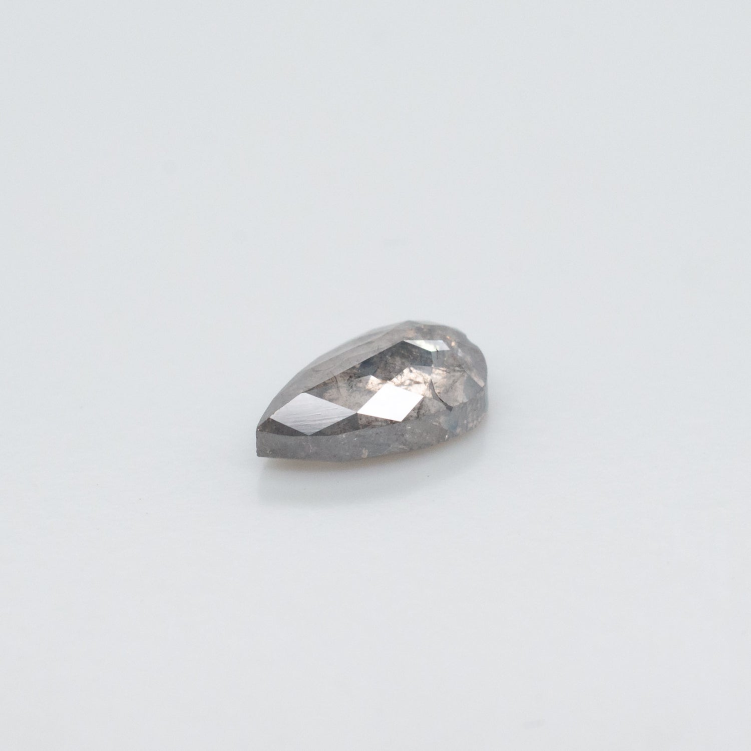 0.82ct Pear Shaped Loose Salt & Pepper Diamond - Malleable Jewellers