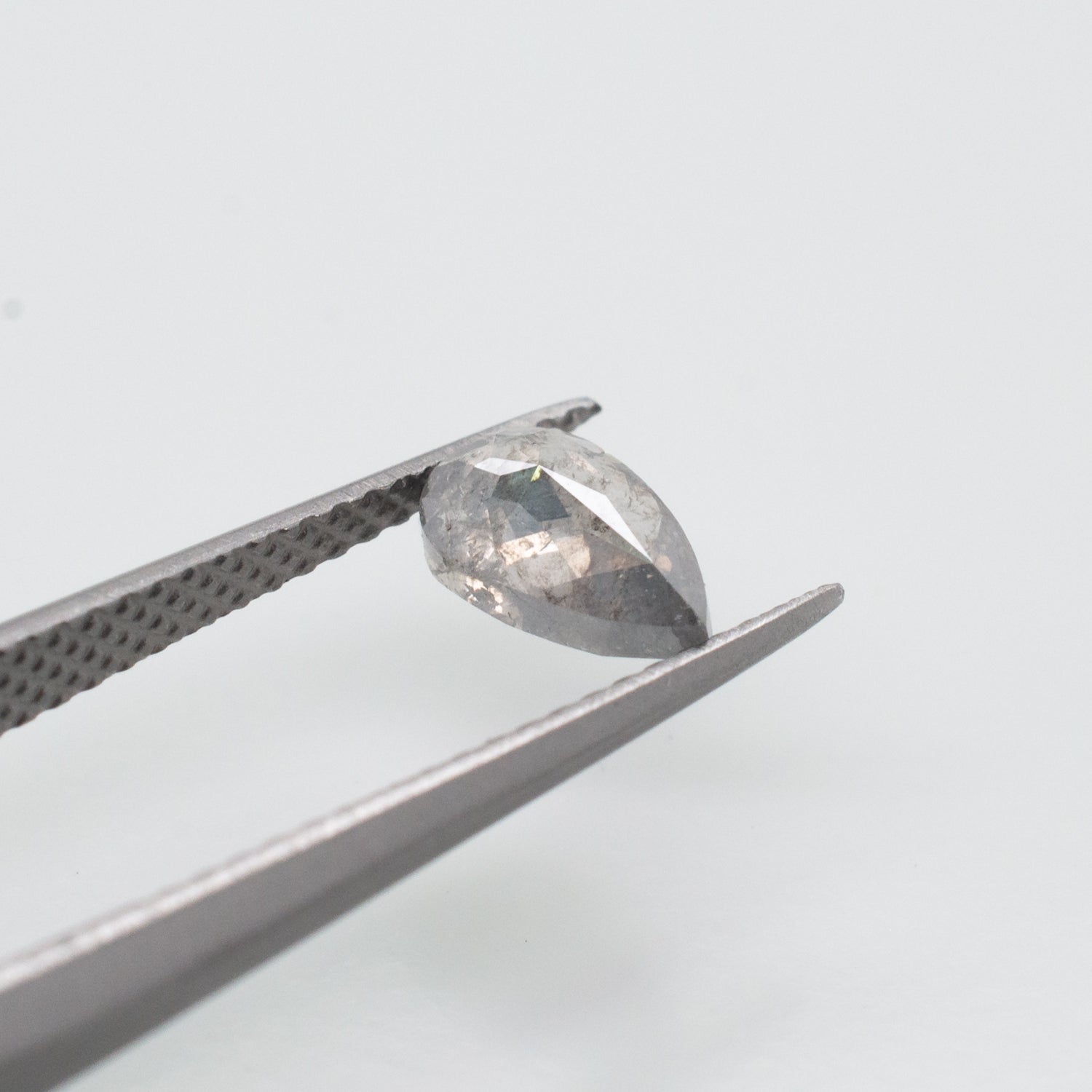 0.82ct Pear Shaped Loose Salt & Pepper Diamond - Malleable Jewellers