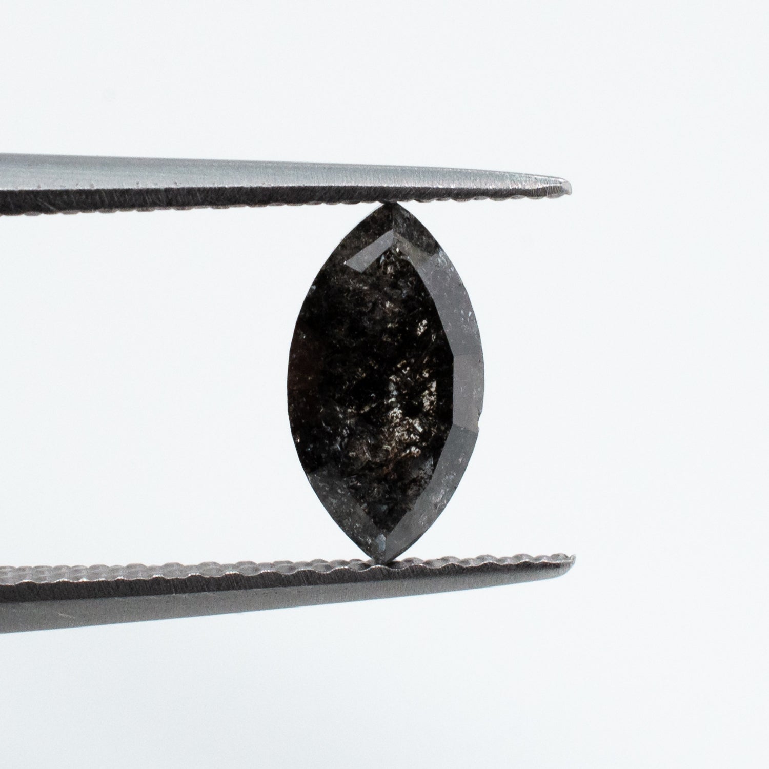 0.83ct Marquise Shaped Loose Salt & Pepper Diamond - Malleable Jewellers