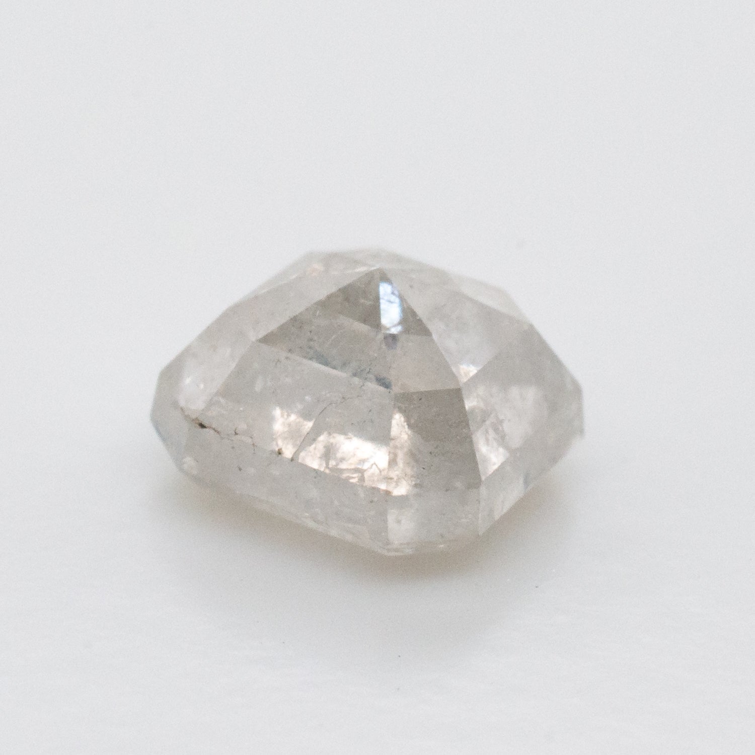 0.84ct Emerald Shaped Loose Salt & Pepper Diamond - Malleable Jewellers