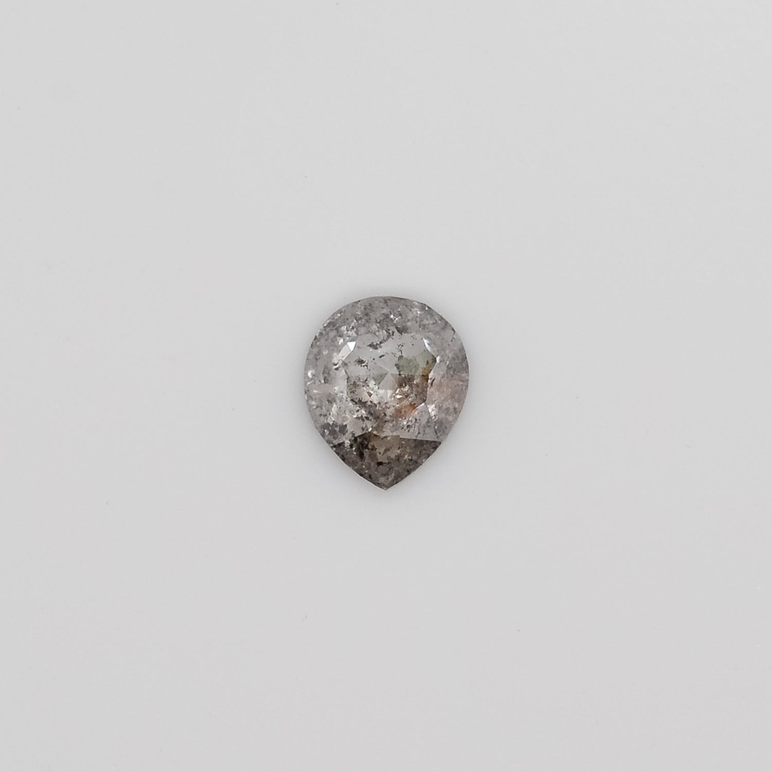 0.87ct Pear Shaped Loose Salt & Pepper Diamond - Malleable Jewellers