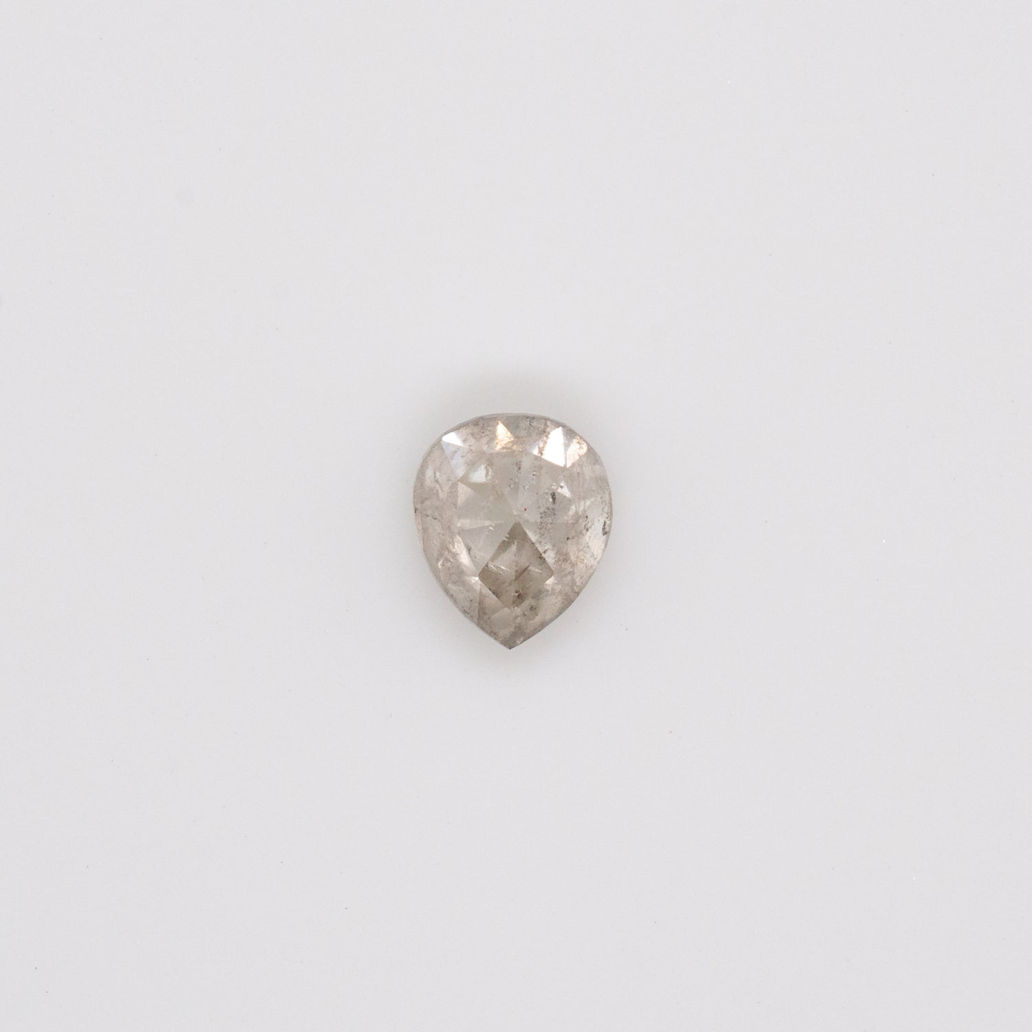 0.87ct Pear Shaped Loose Salt & Pepper Diamond - Malleable Jewellers