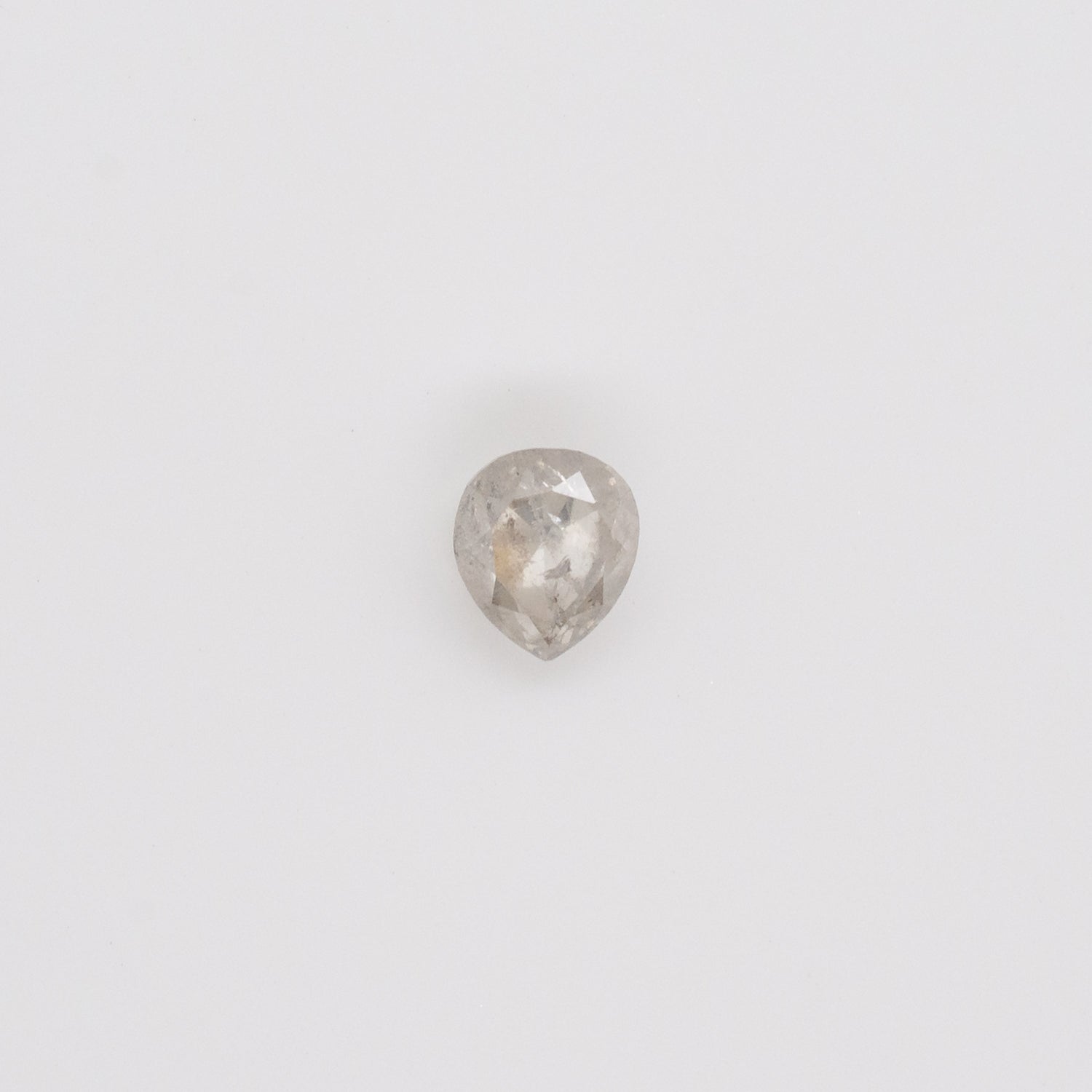 0.87ct Pear Shaped Loose Salt & Pepper Diamond - Malleable Jewellers