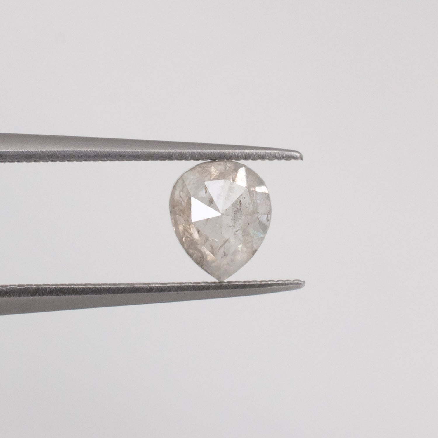0.87ct Pear Shaped Loose Salt & Pepper Diamond - Malleable Jewellers
