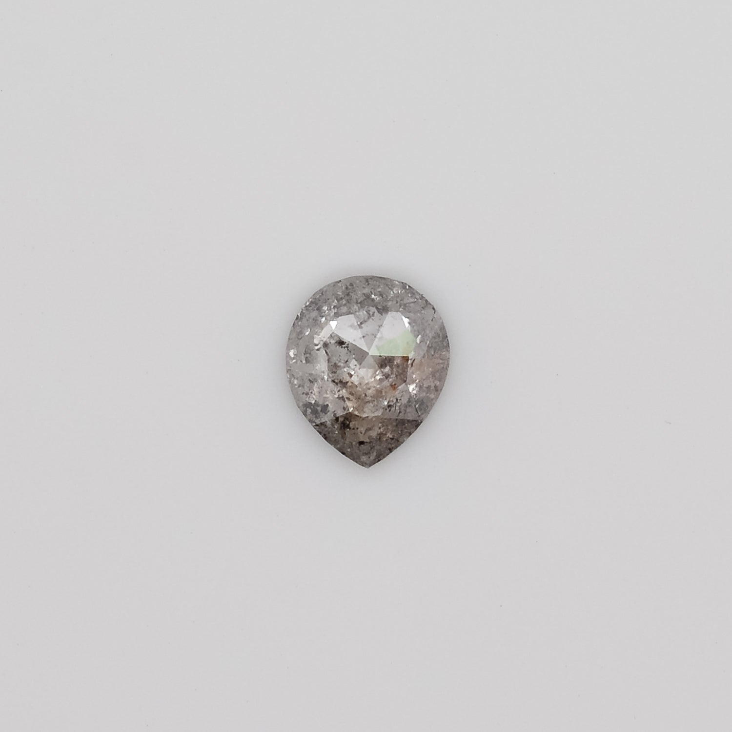 0.87ct Pear Shaped Loose Salt & Pepper Diamond - Malleable Jewellers