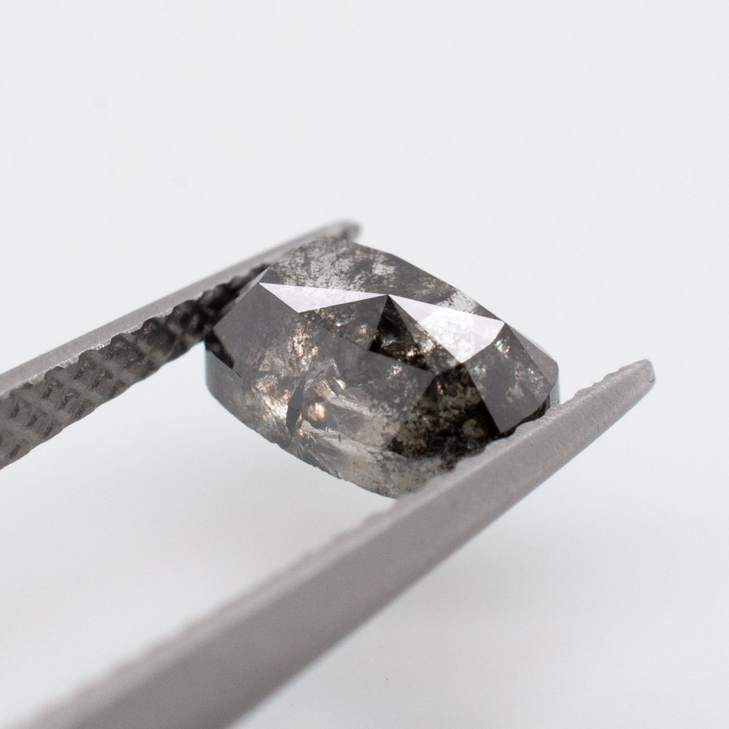 0.88ct Cushion Shaped Loose Salt & Pepper Diamond - Malleable Jewellers