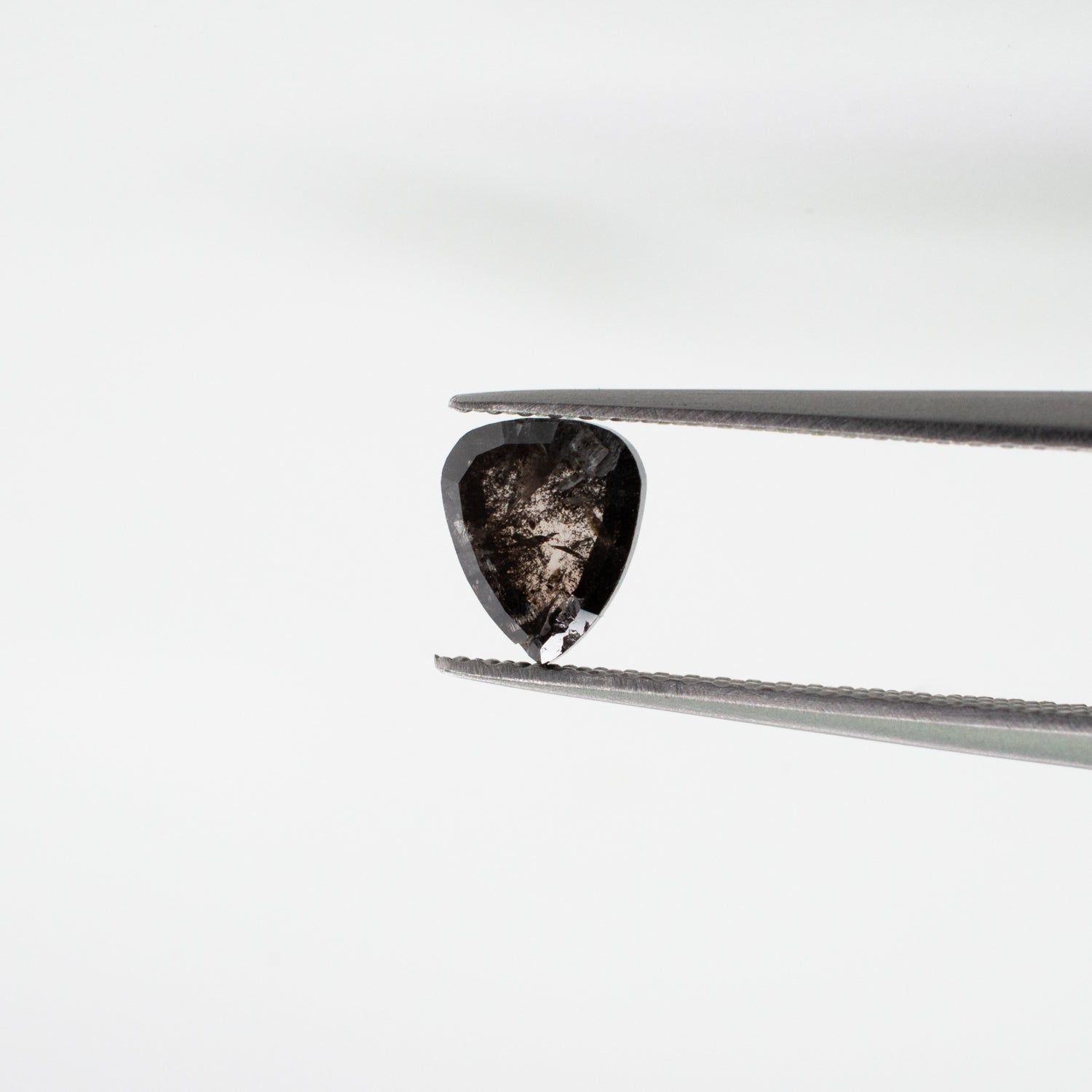 0.92ct Pear Shaped Loose Salt & Pepper Diamond - Malleable Jewellers