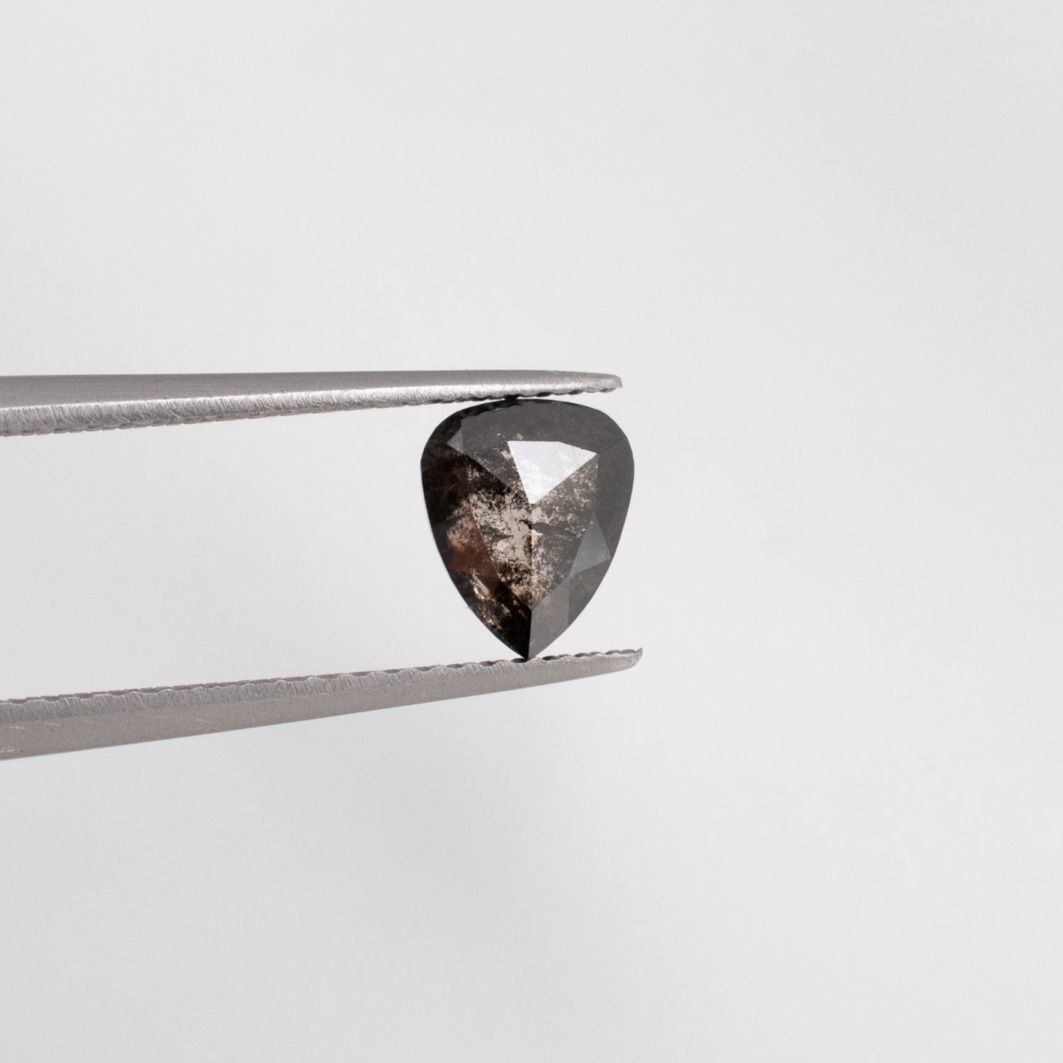 0.92ct Pear Shaped Loose Salt & Pepper Diamond - Malleable Jewellers