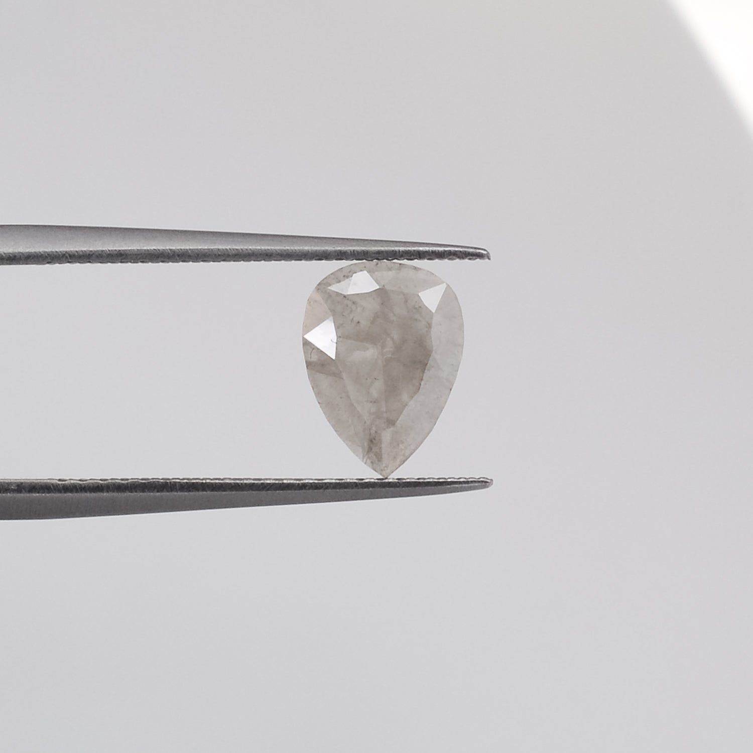 0.92ct Pear Shaped Loose Salt & Pepper Diamond - Malleable Jewellers
