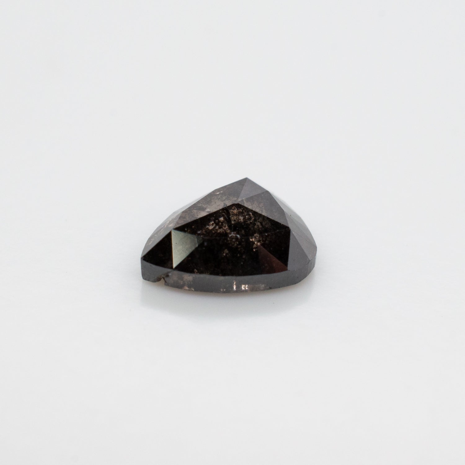 0.92ct Pear Shaped Loose Salt & Pepper Diamond - Malleable Jewellers
