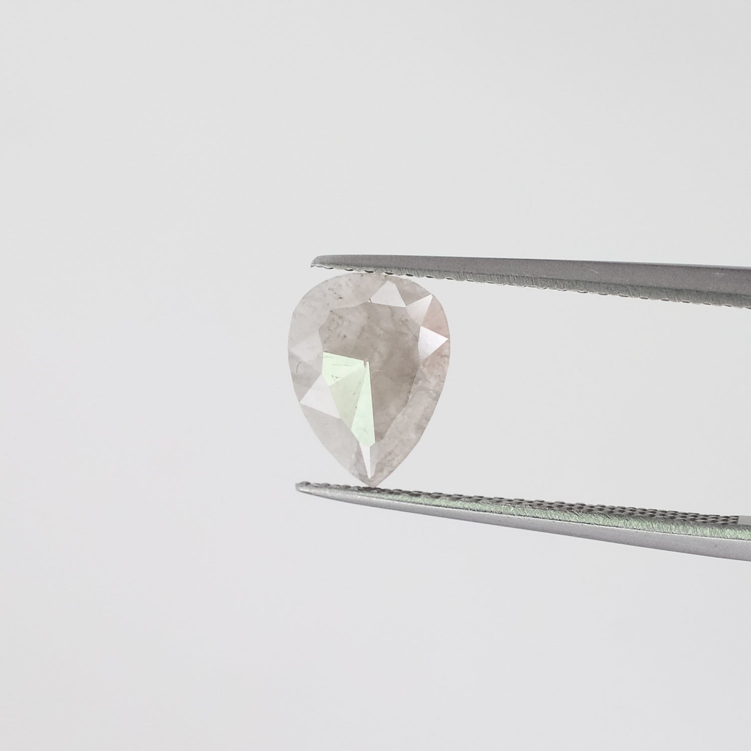 0.92ct Pear Shaped Loose Salt & Pepper Diamond - Malleable Jewellers