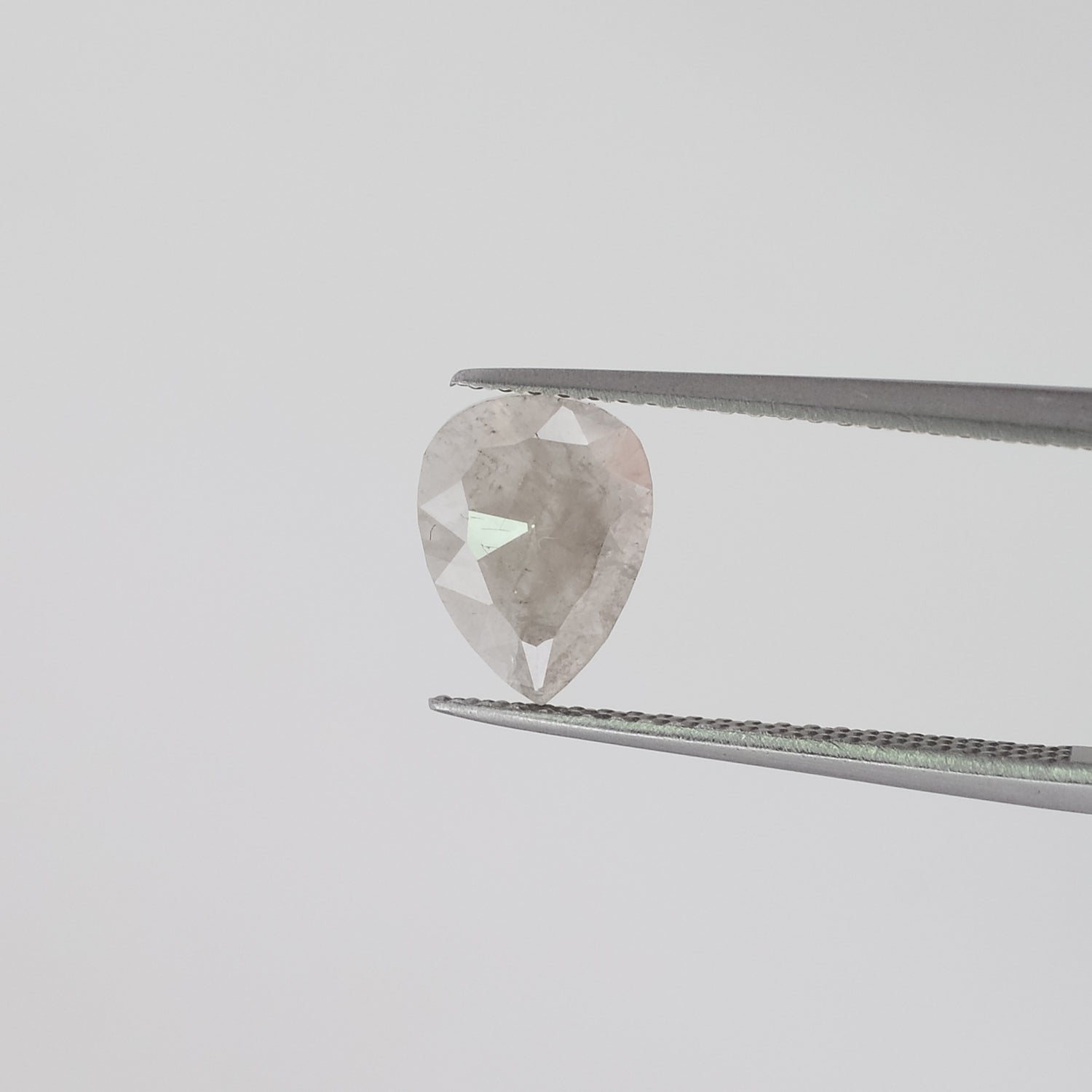 0.92ct Pear Shaped Loose Salt & Pepper Diamond - Malleable Jewellers