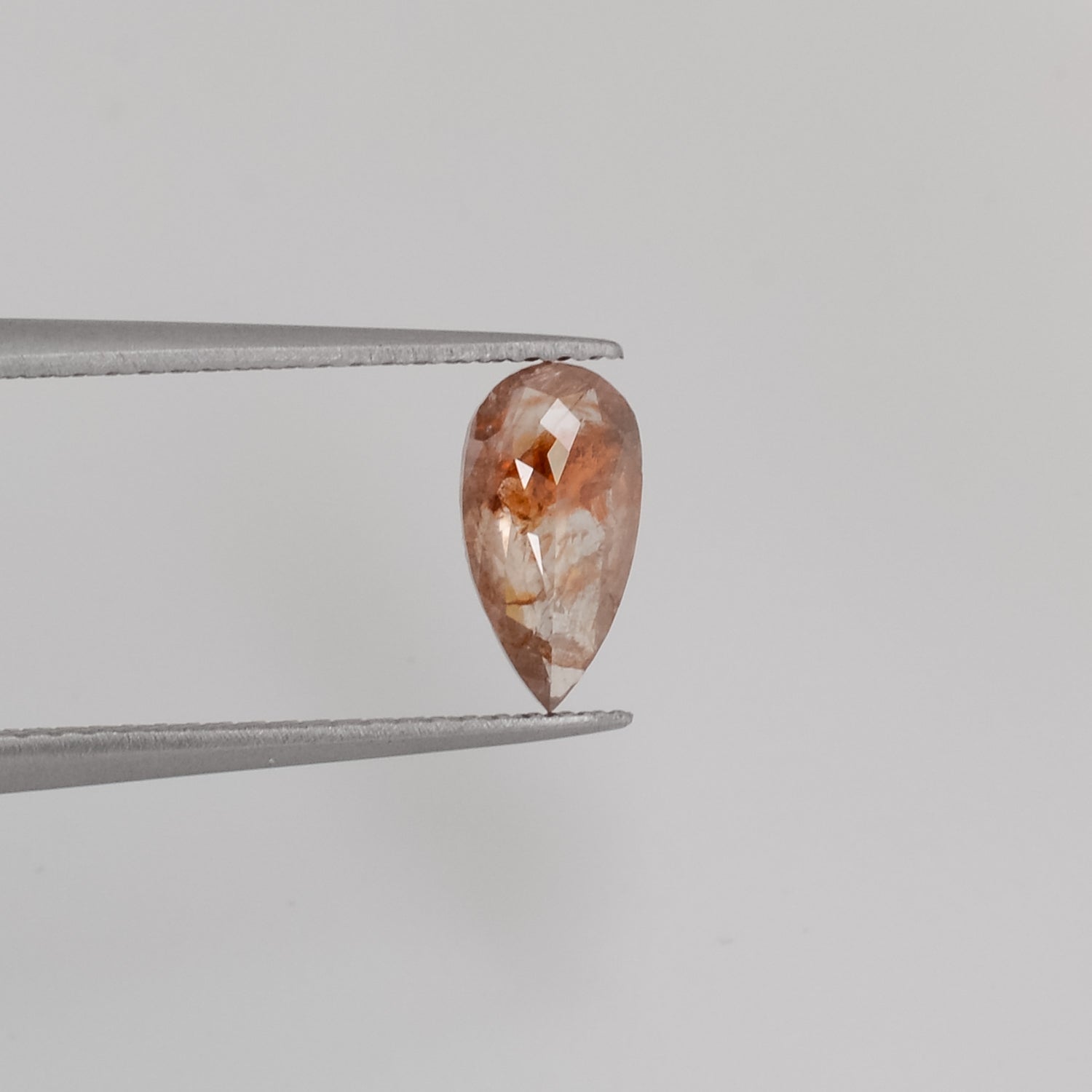0.93ct Pear Shaped Loose Salt & Pepper Diamond - Malleable Jewellers