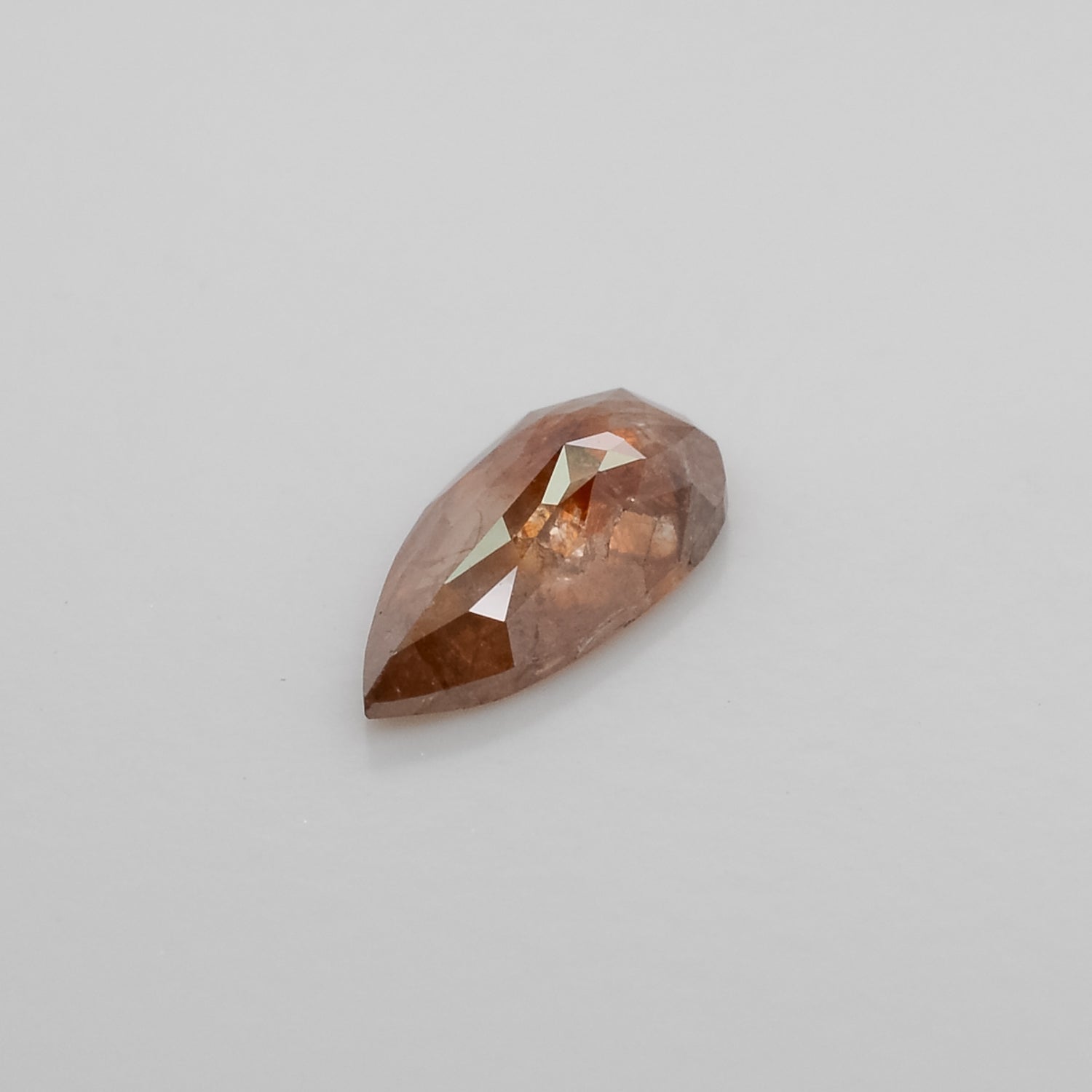 0.93ct Pear Shaped Loose Salt & Pepper Diamond - Malleable Jewellers