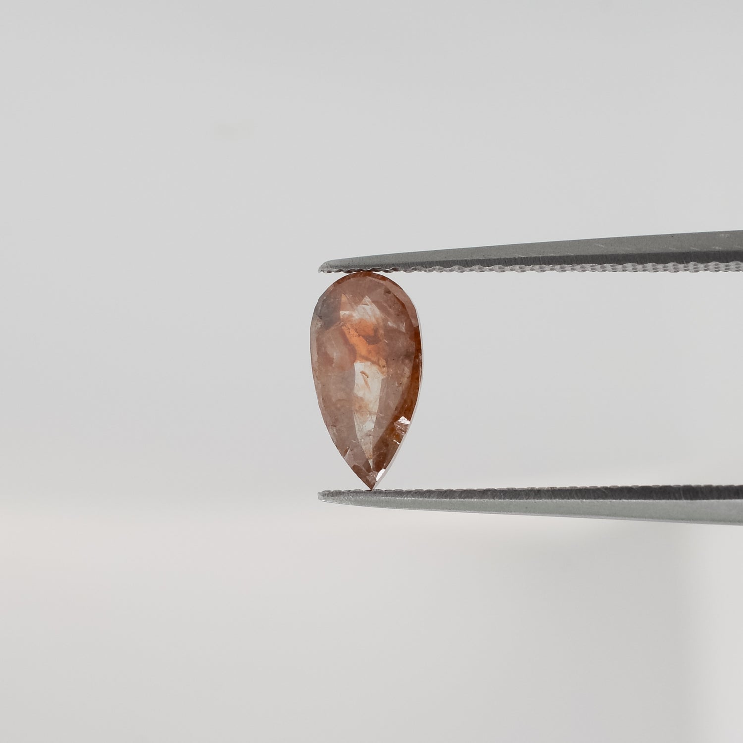 0.93ct Pear Shaped Loose Salt & Pepper Diamond - Malleable Jewellers