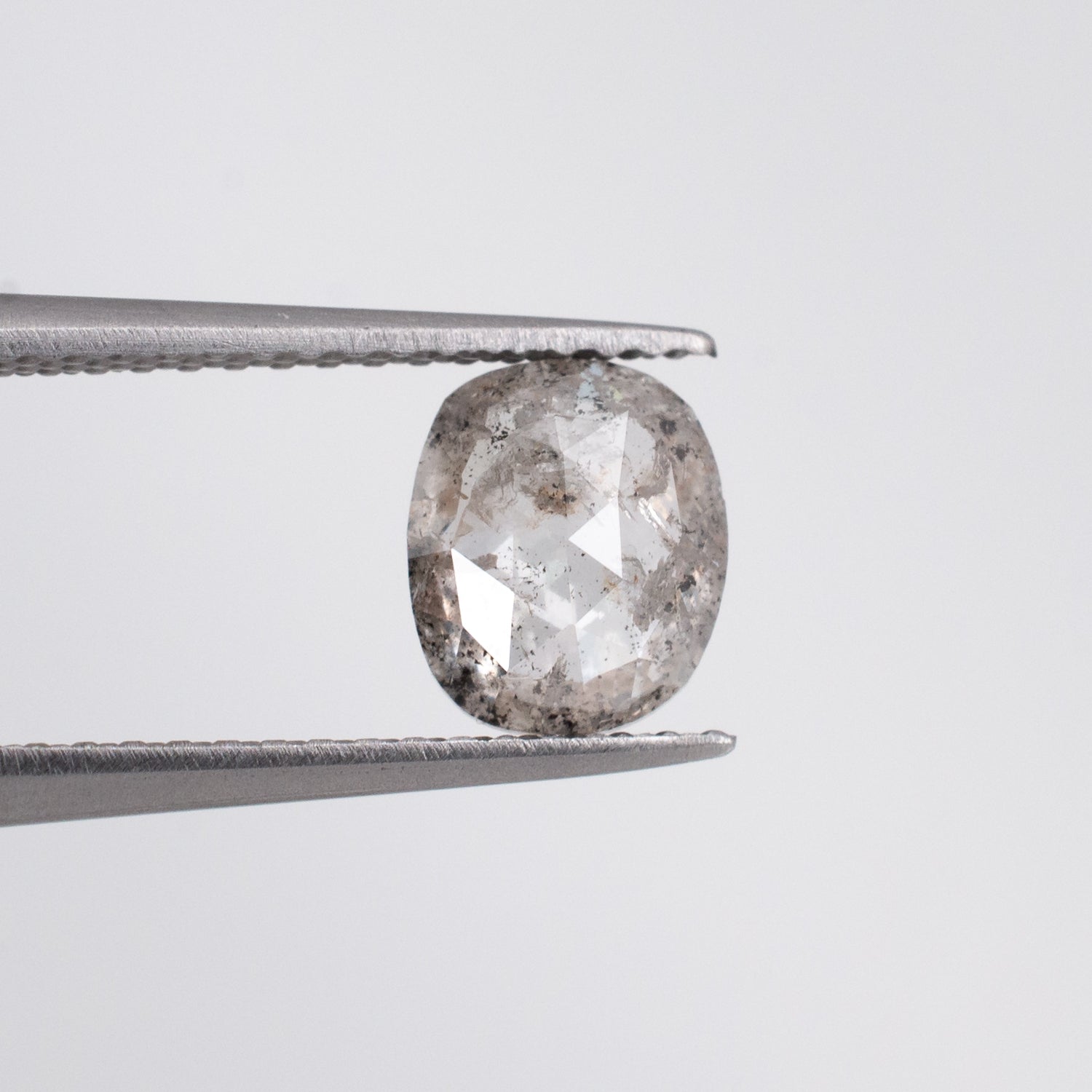 0.95ct Cushion Shaped Loose Salt & Pepper Diamond - Malleable Jewellers
