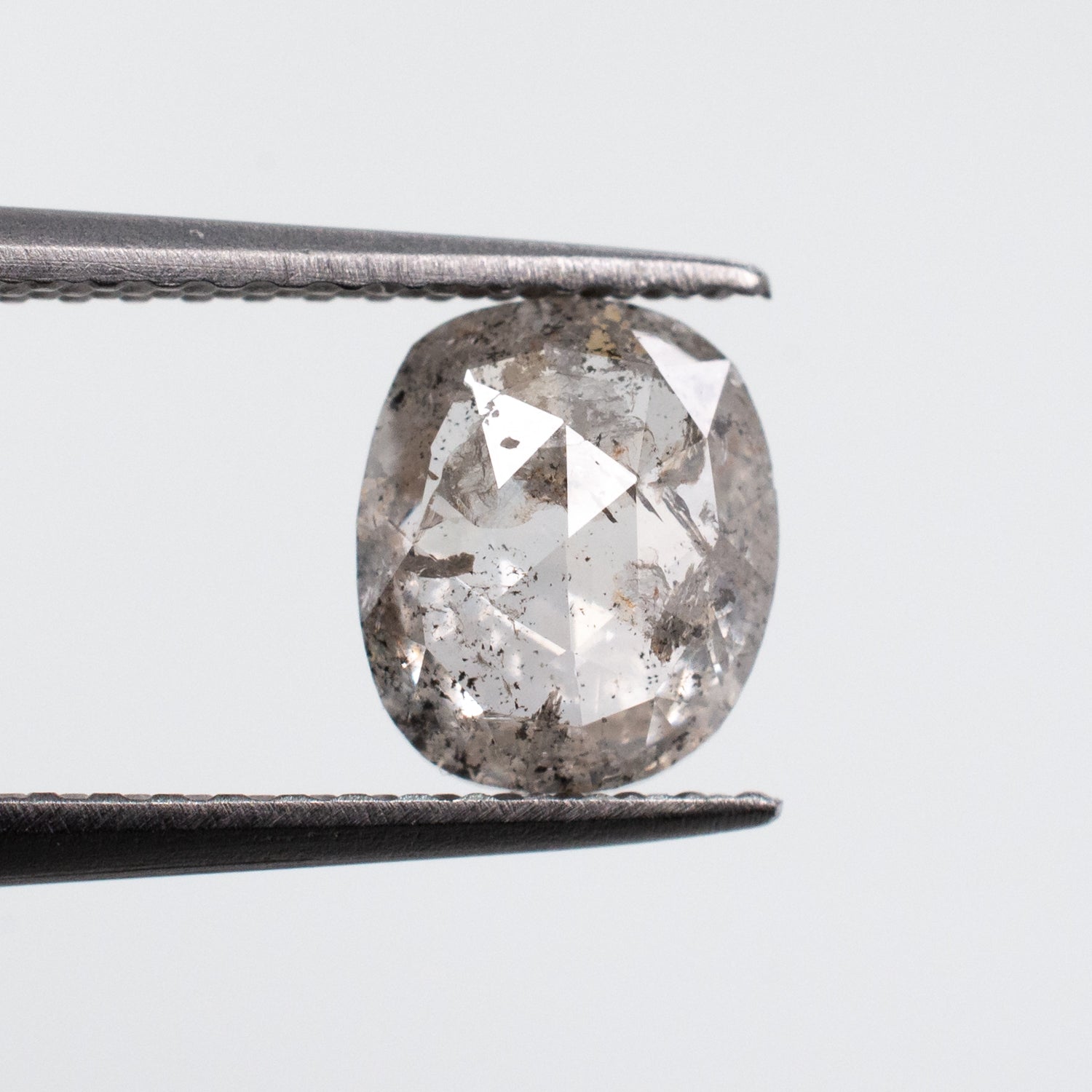 0.95ct Cushion Shaped Loose Salt & Pepper Diamond - Malleable Jewellers