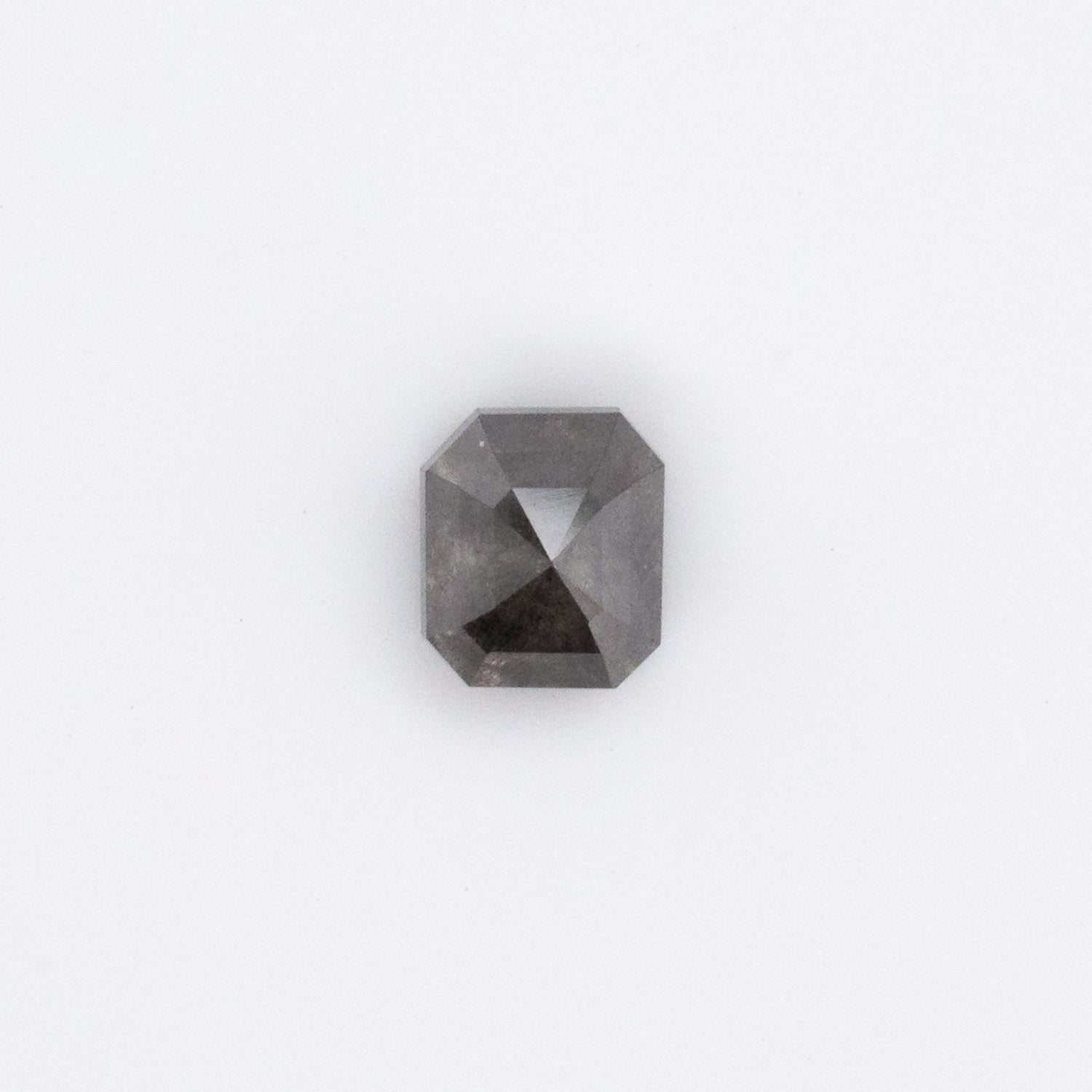 0.95ct Emerald Shaped Loose Salt & Pepper Diamond - Malleable Jewellers