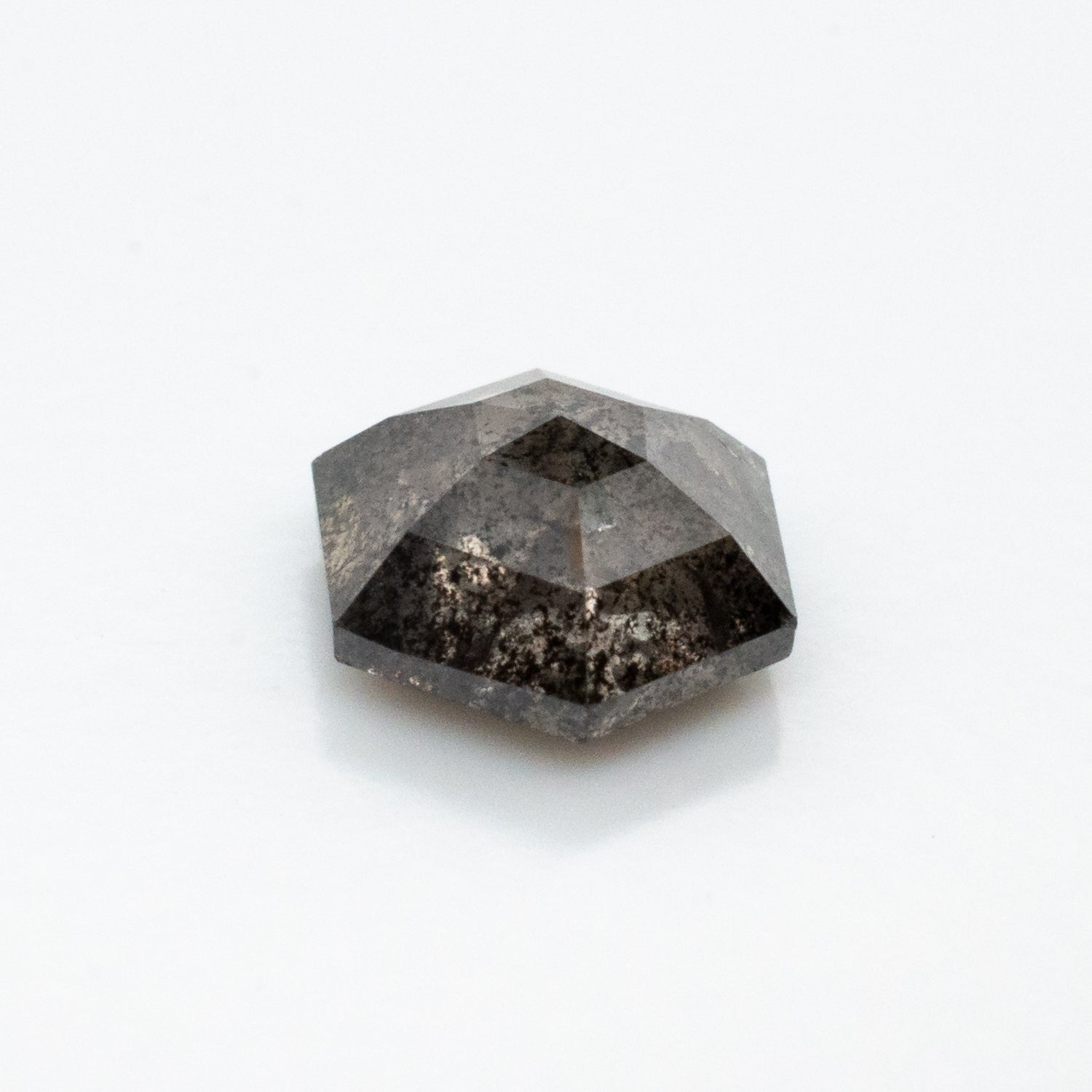 0.96ct Hexagon Shaped Loose Salt & Pepper Diamond - Malleable Jewellers