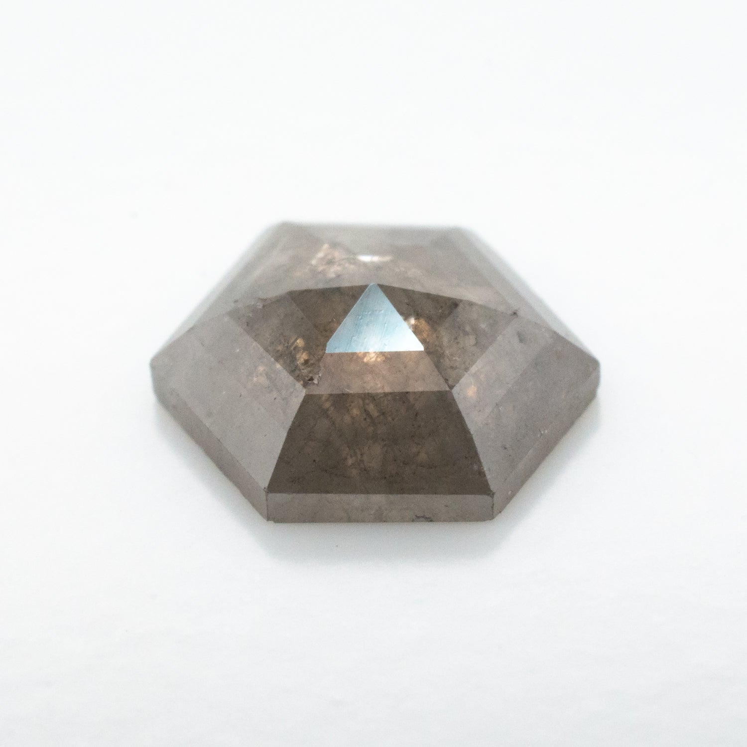 0.96ct Hexagon Shaped Loose Salt & Pepper Diamond - Malleable Jewellers
