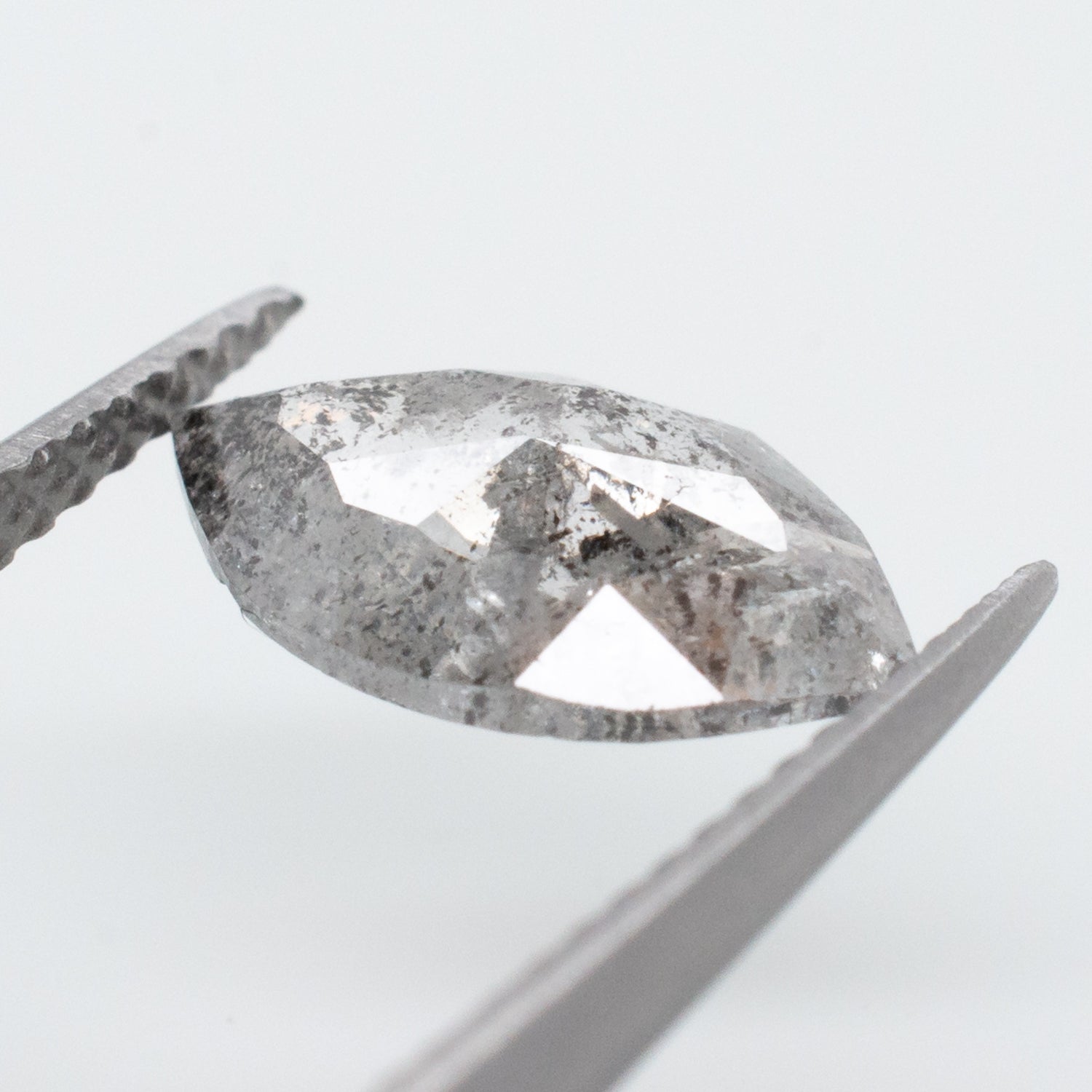 0.96ct Marquise Shaped Loose Salt & Pepper Diamond - Malleable Jewellers