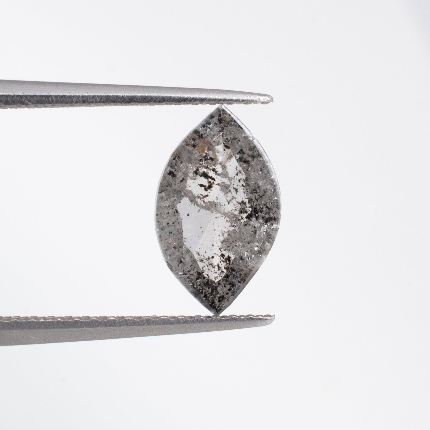 0.96ct Marquise Shaped Loose Salt & Pepper Diamond - Malleable Jewellers