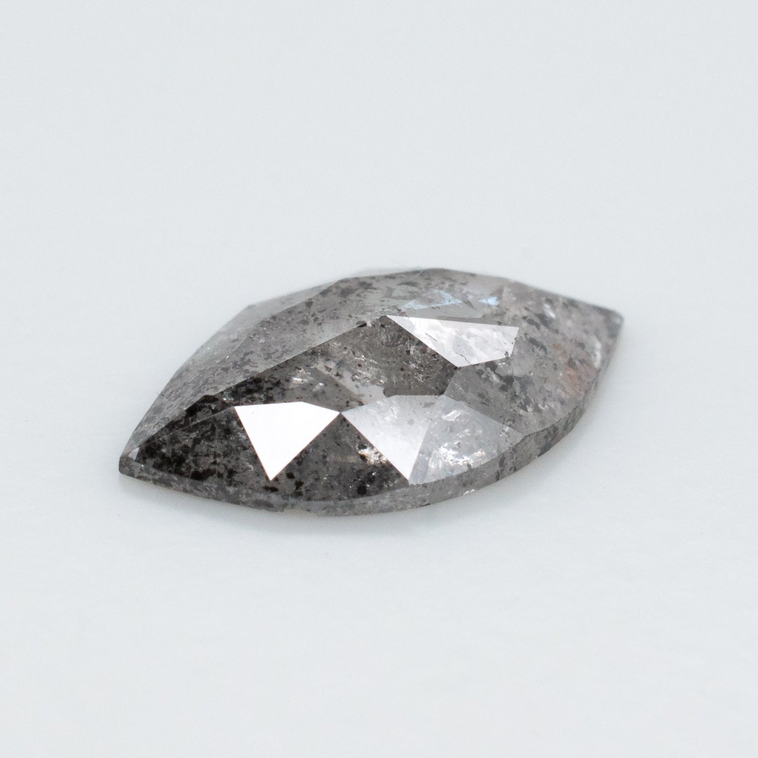 0.96ct Marquise Shaped Loose Salt & Pepper Diamond - Malleable Jewellers