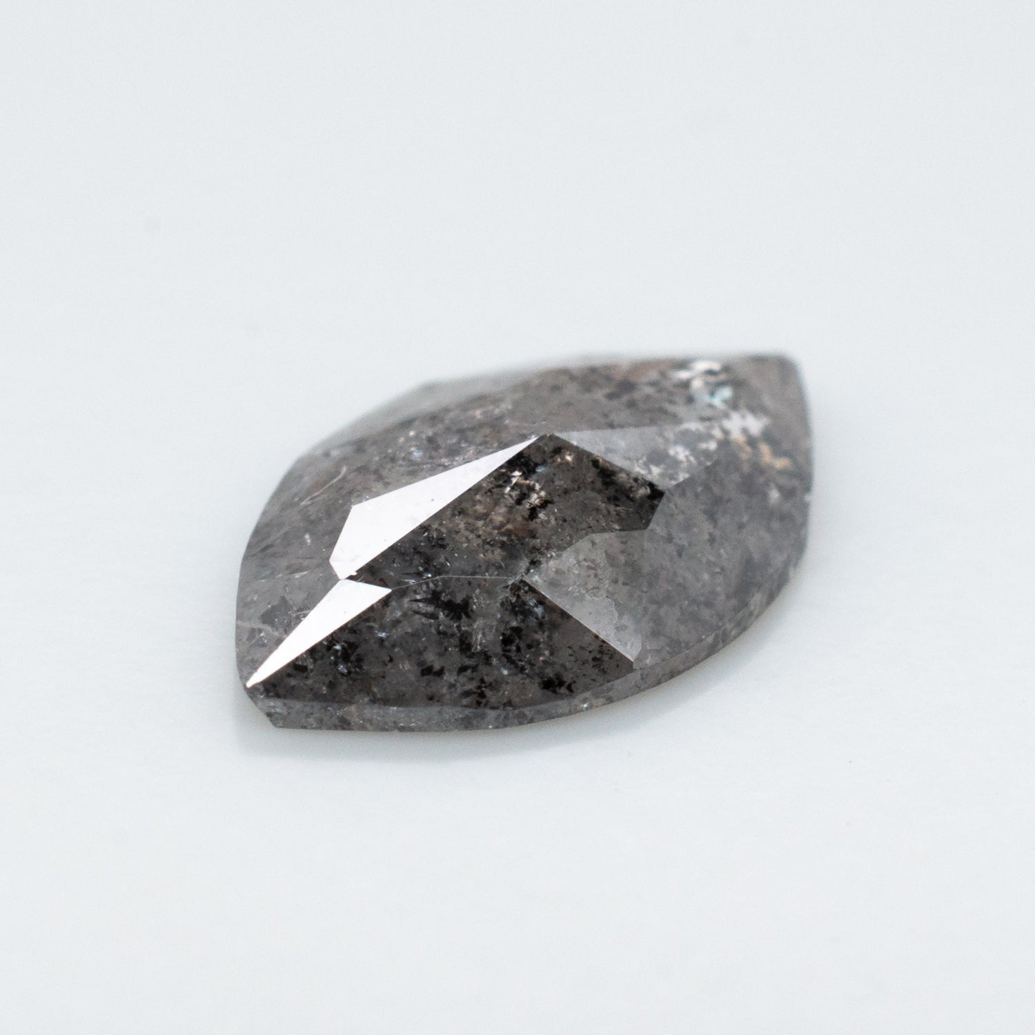 0.99ct Marquise Shaped Loose Salt & Pepper Diamond - Malleable Jewellers