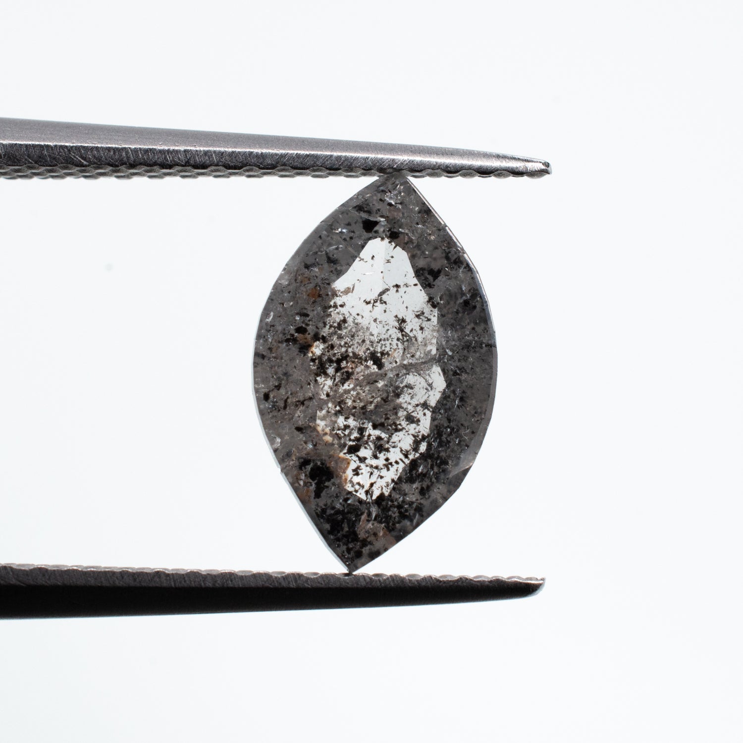 0.99ct Marquise Shaped Loose Salt & Pepper Diamond - Malleable Jewellers