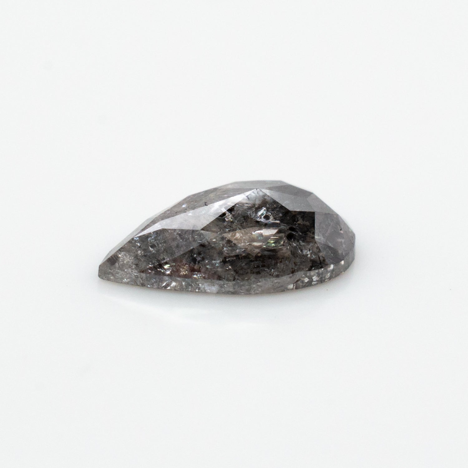 1.03ct Pear Shaped Loose Salt & Pepper Diamond - Malleable Jewellers