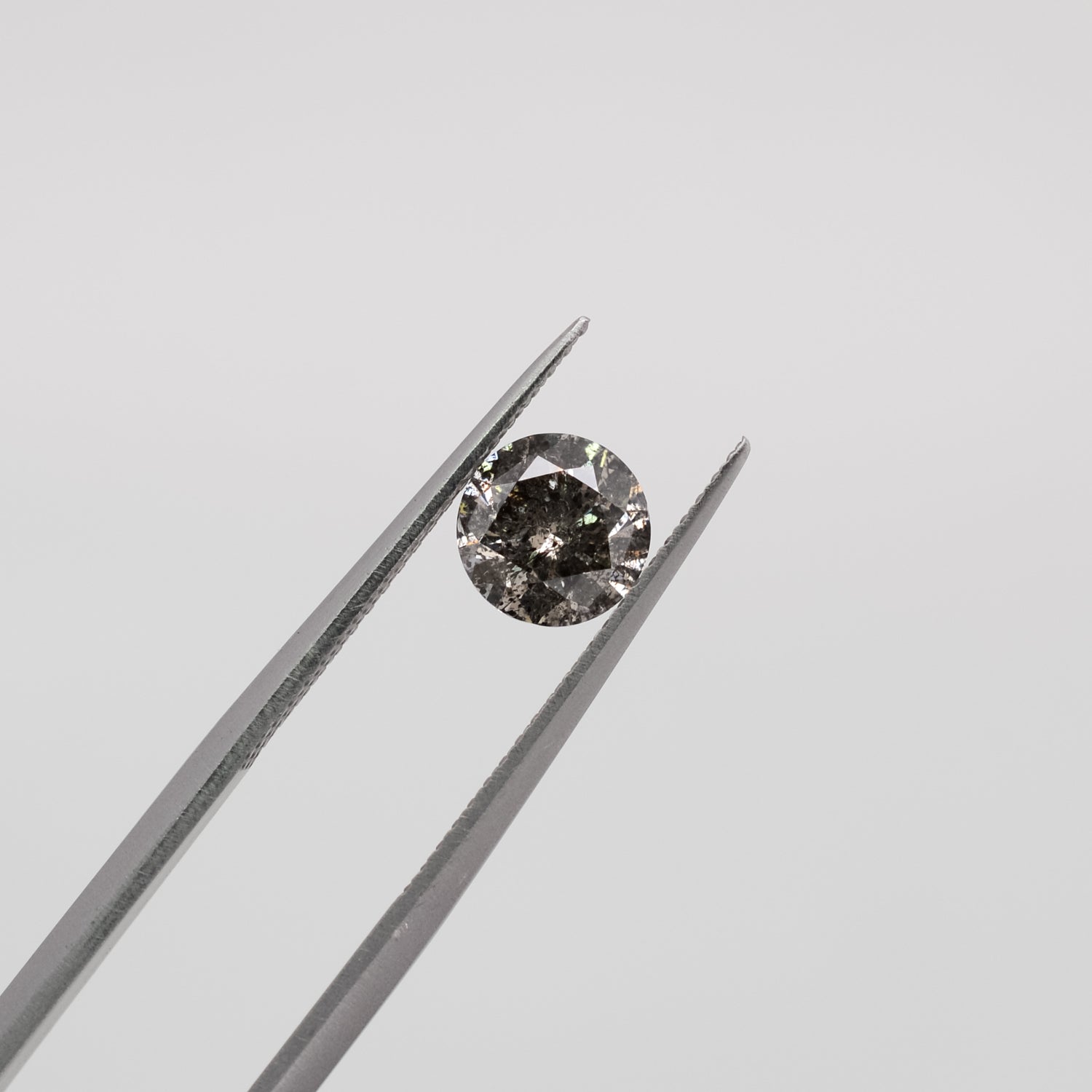 1.04ct Round Brilliant Cut Loose Salt & Pepper Diamond - Malleable Jewellers