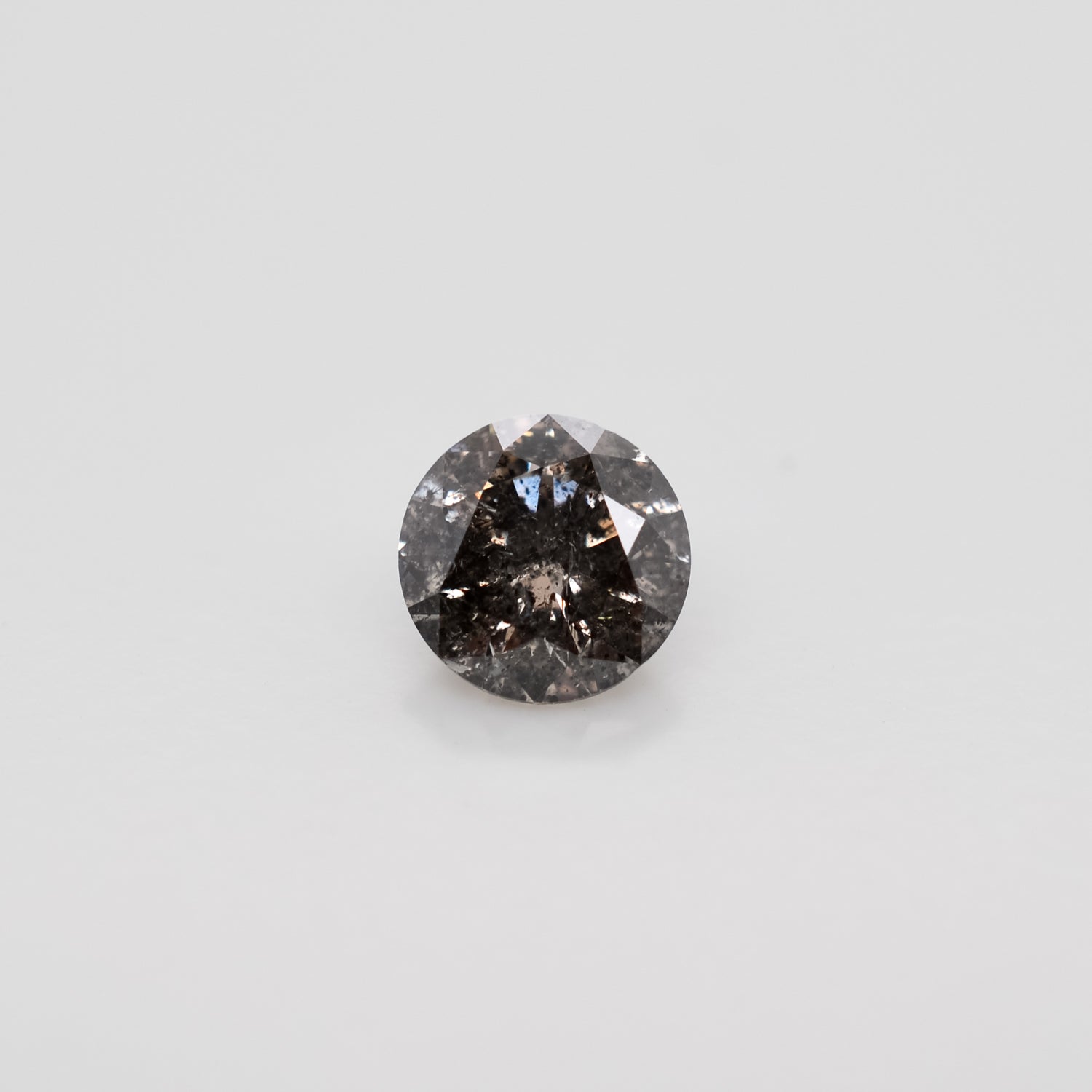 1.04ct Round Brilliant Cut Loose Salt & Pepper Diamond - Malleable Jewellers