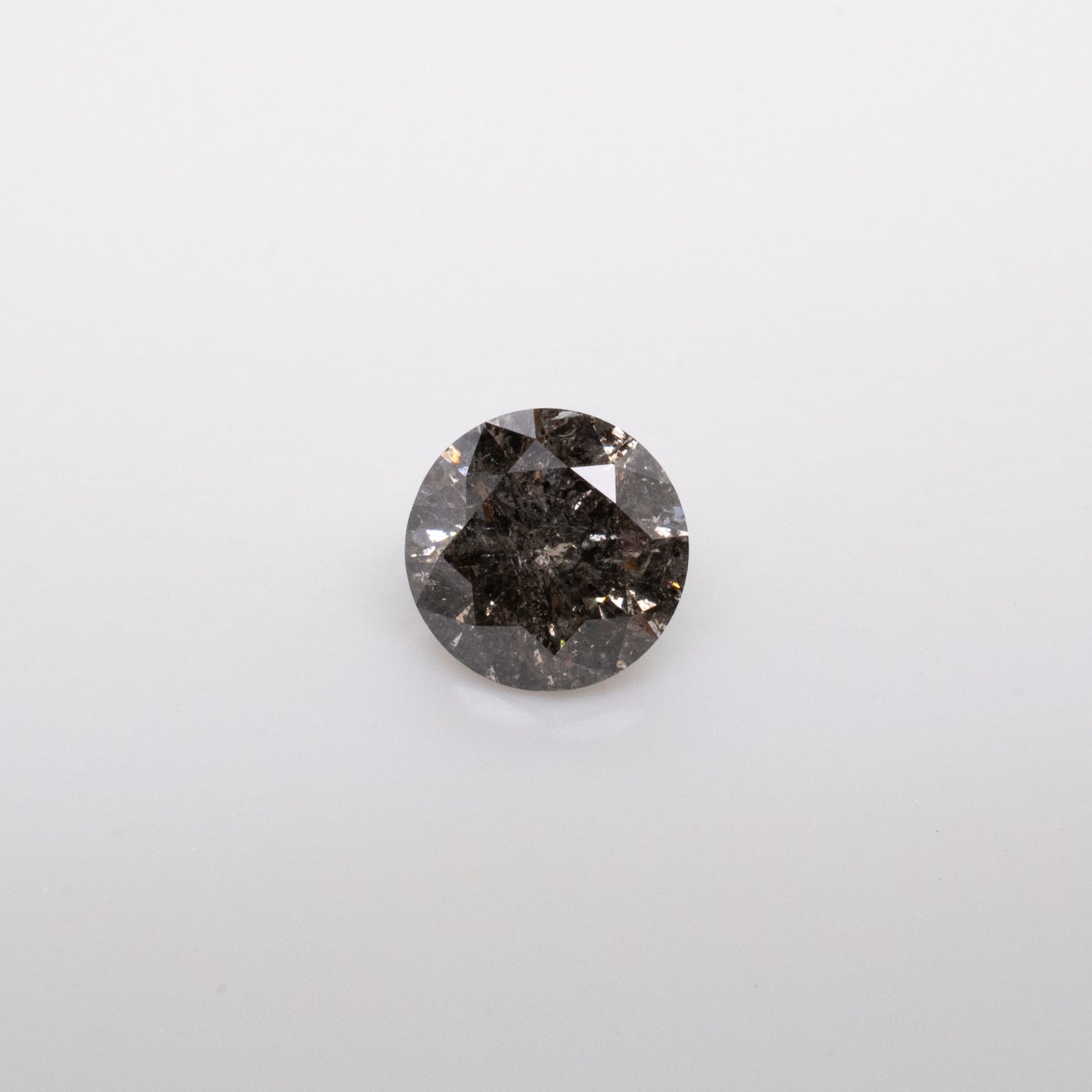 1.04ct Round Brilliant Cut Loose Salt & Pepper Diamond - Malleable Jewellers