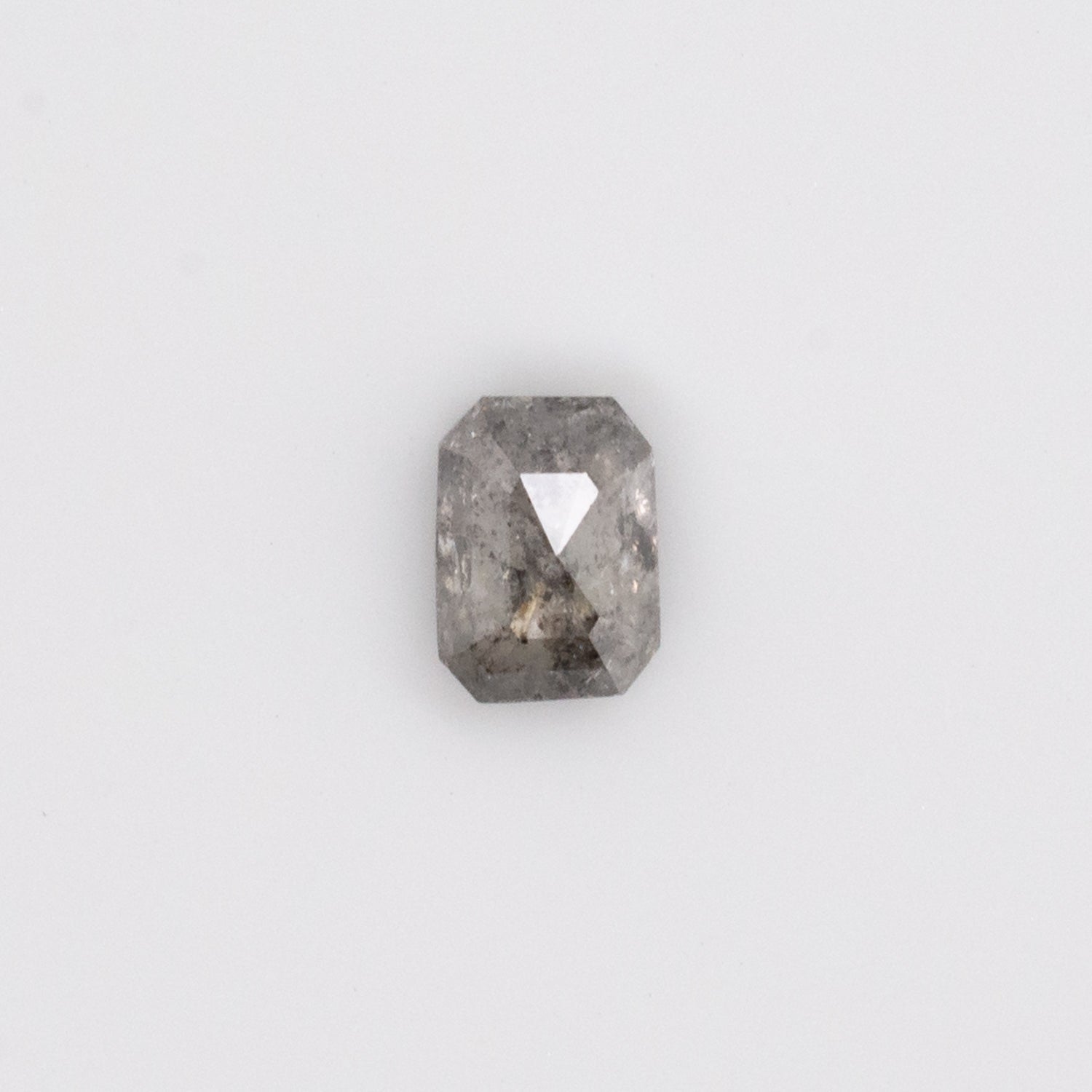 1.05ct Emerald Shaped Loose Salt & Pepper Diamond - Malleable Jewellers