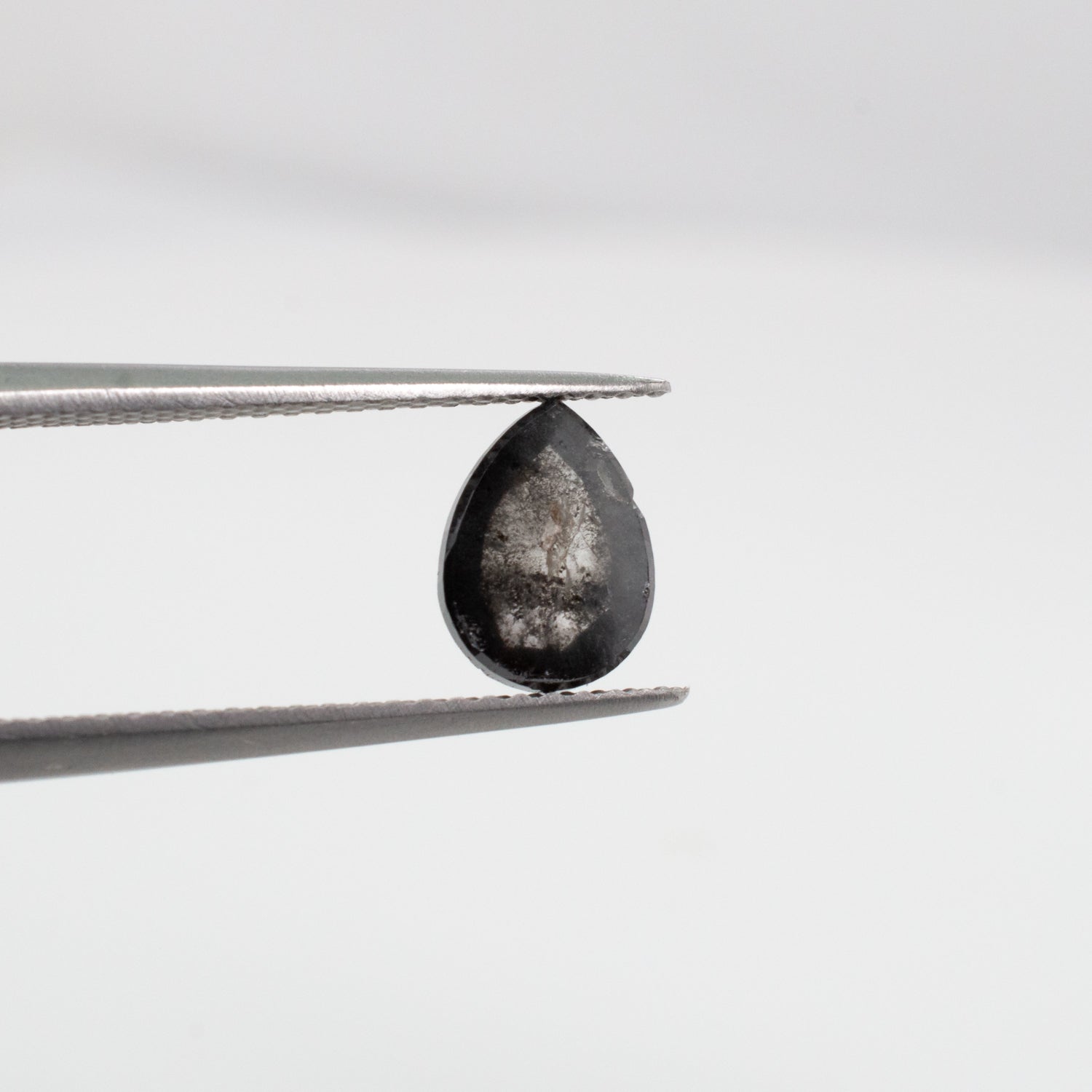 1.05ct Pear Shaped Loose Salt & Pepper Diamond - Malleable Jewellers
