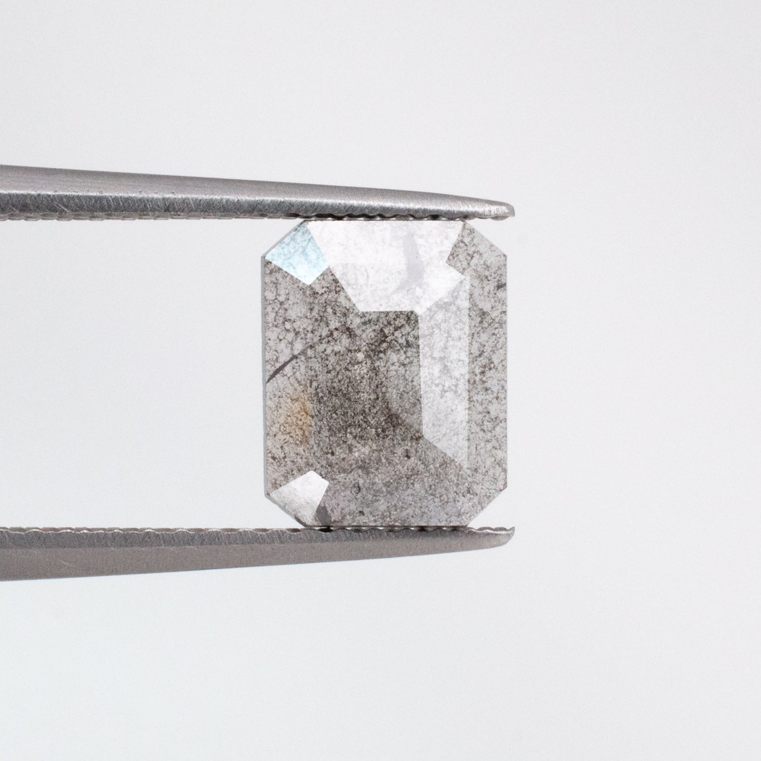 1.06ct Emerald Shaped Loose Salt & Pepper Diamond - Malleable Jewellers