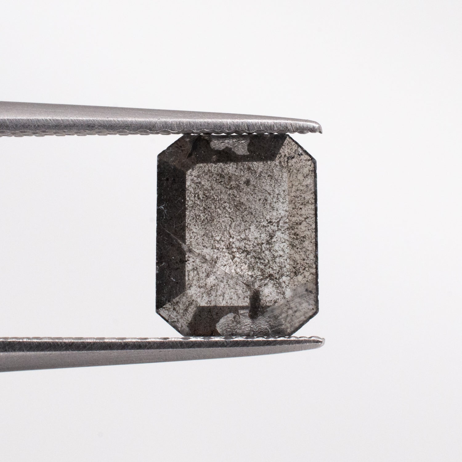 1.06ct Emerald Shaped Loose Salt & Pepper Diamond - Malleable Jewellers
