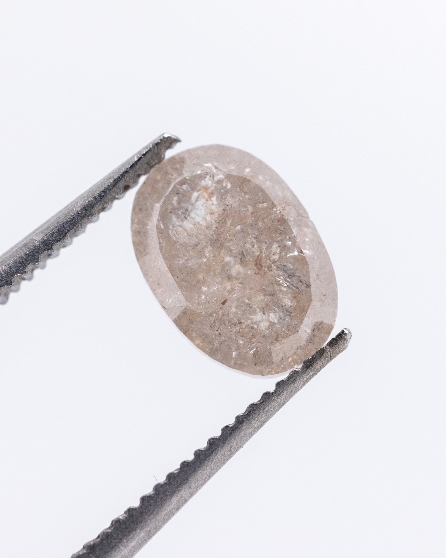 1.07ct Oval Shaped Loose Salt & Pepper Diamond - Malleable Jewellers