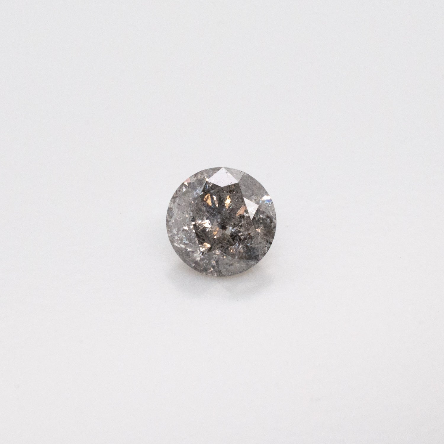 1.07ct Round Brilliant Cut Loose Salt & Pepper Diamond - Malleable Jewellers
