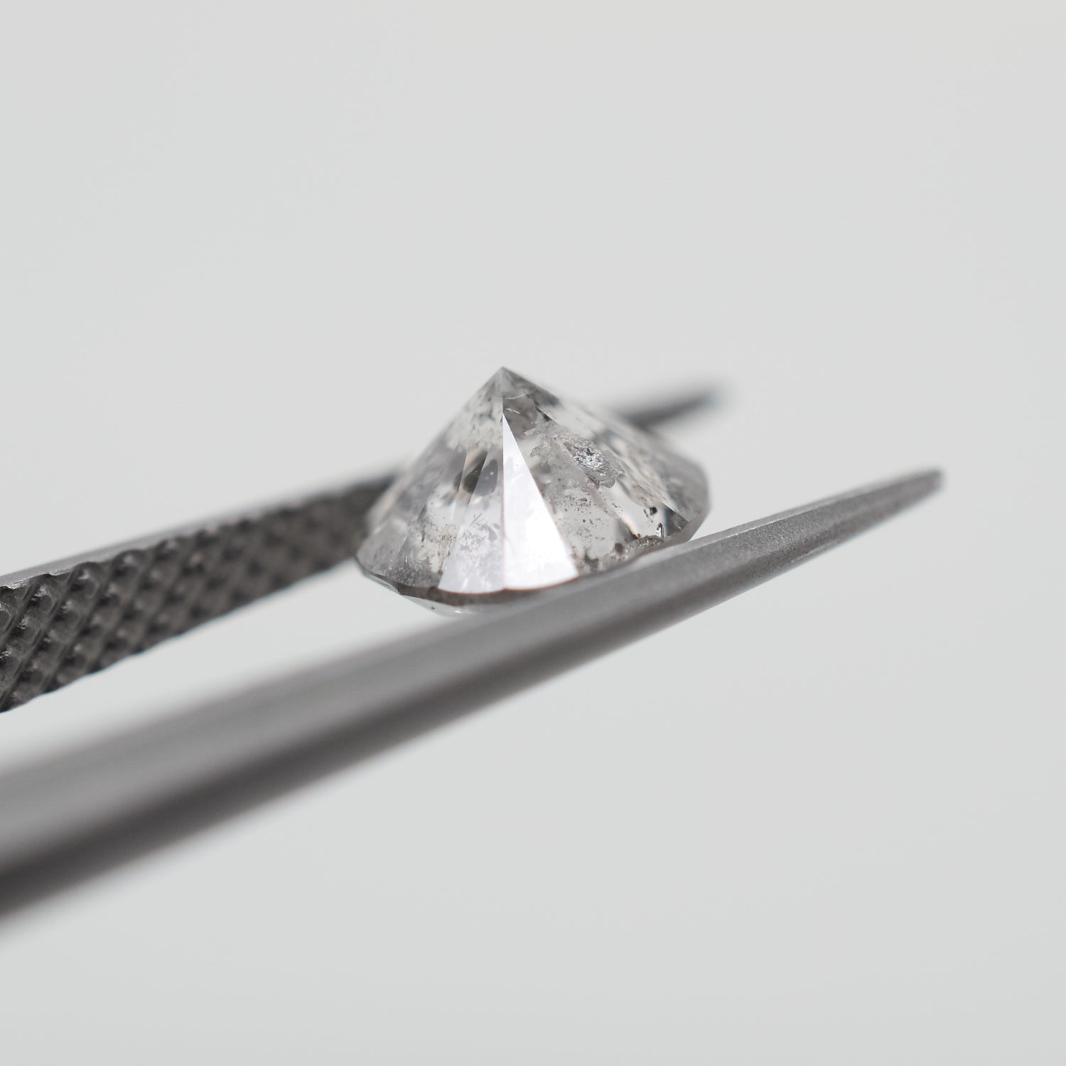 1.07ct Round Brilliant Cut Loose Salt & Pepper Diamond - Malleable Jewellers