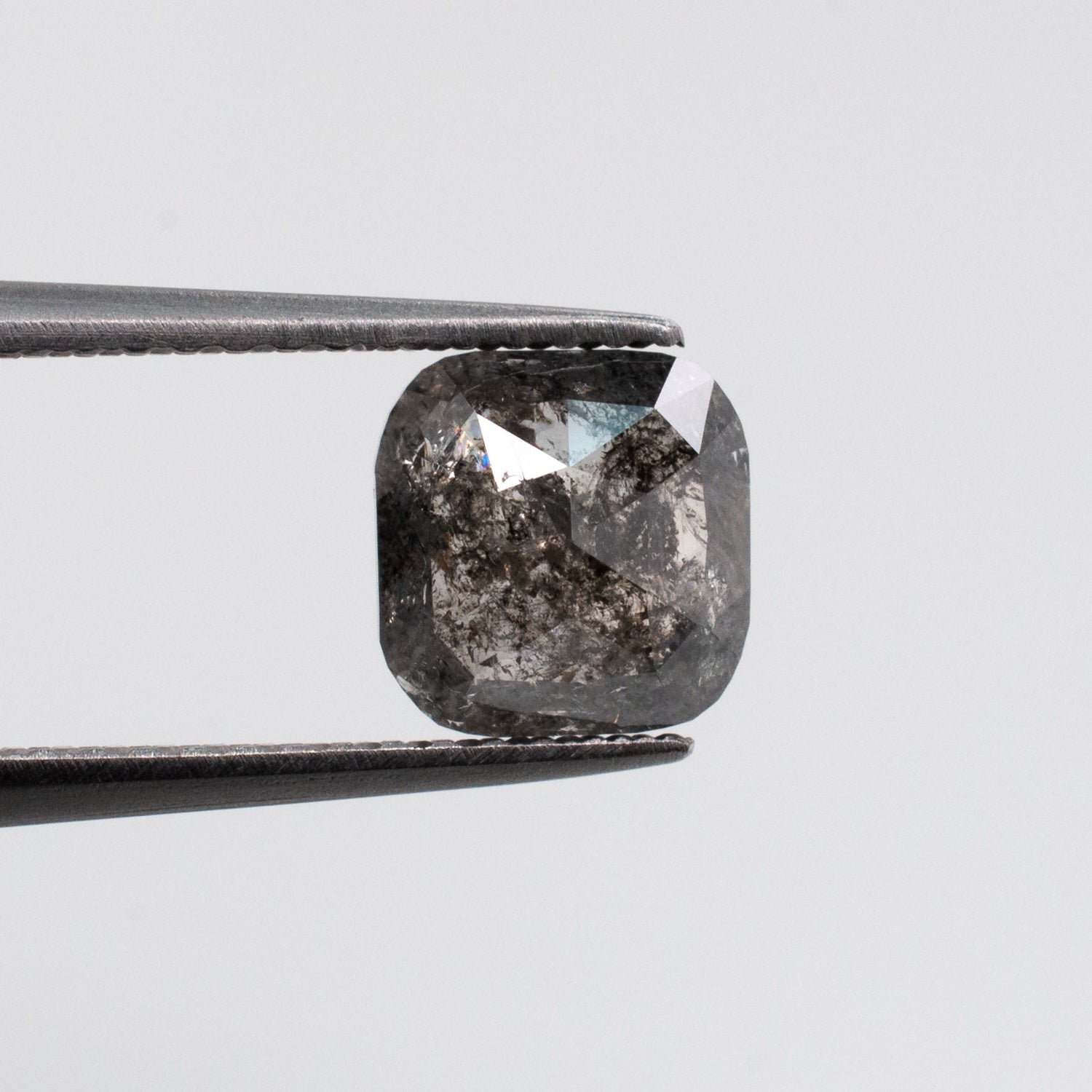 1.08ct Cushion Shaped Loose Salt & Pepper Diamond - Malleable Jewellers