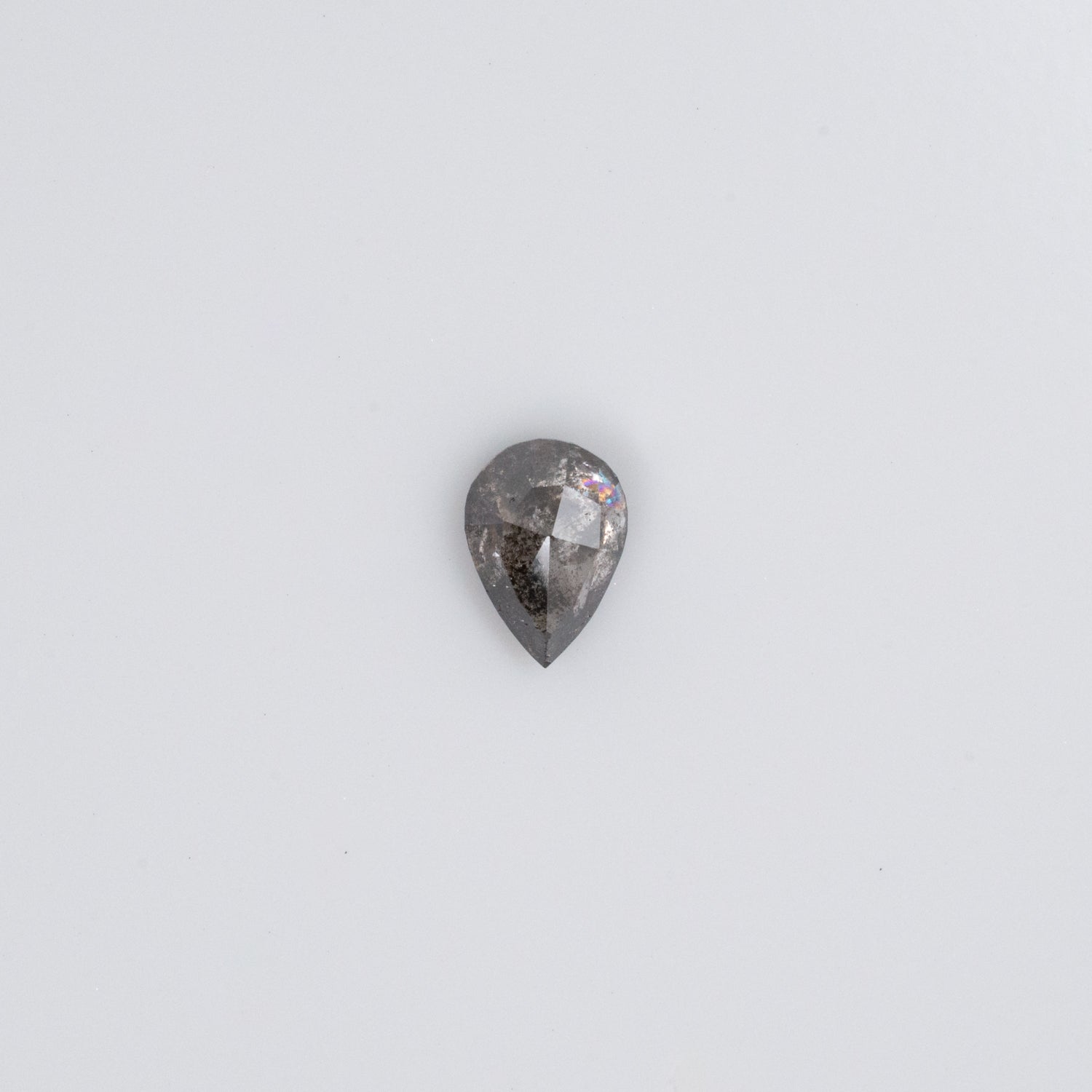 1.09ct Pear Shaped Loose Salt & Pepper Diamond - Malleable Jewellers
