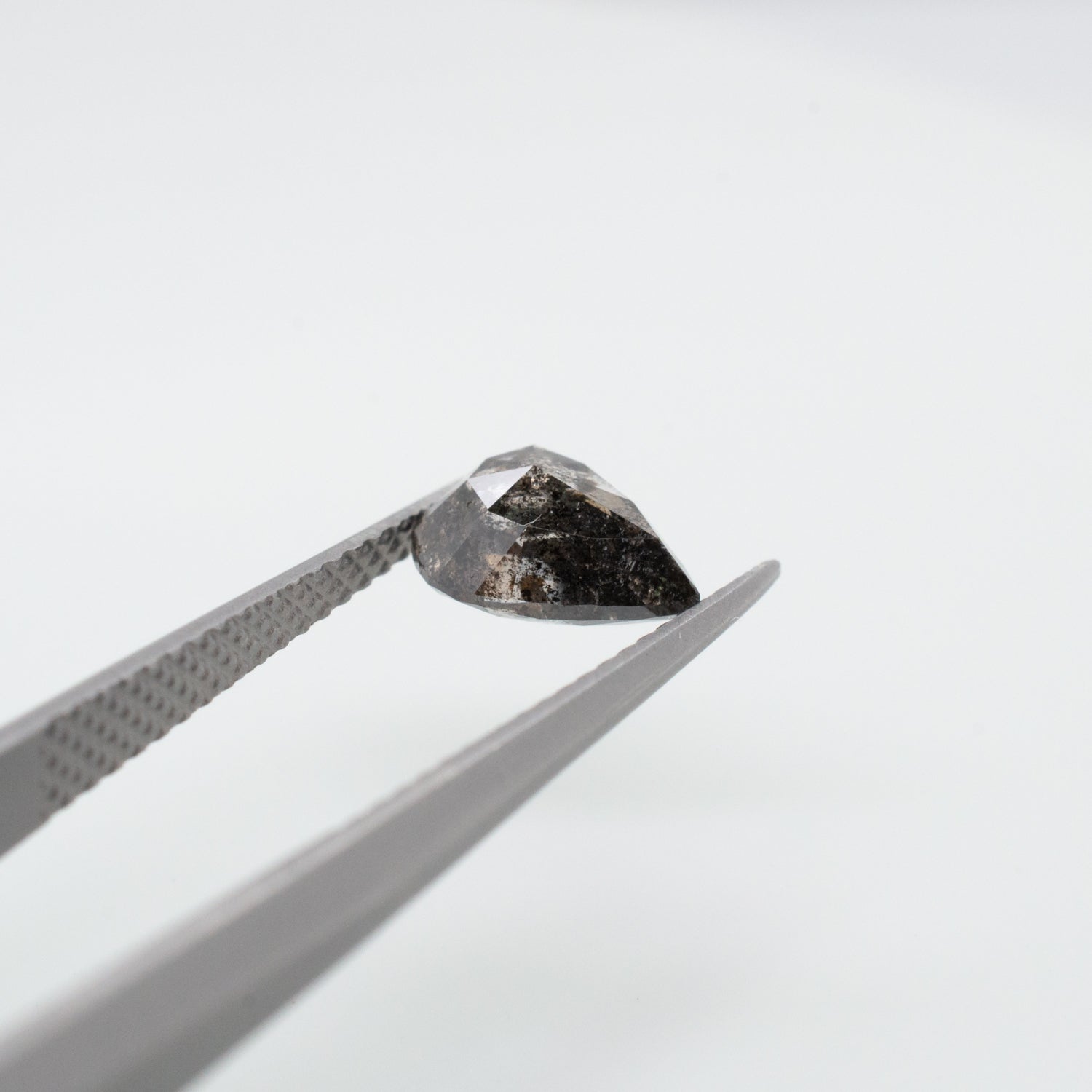 1.09ct Pear Shaped Loose Salt & Pepper Diamond - Malleable Jewellers
