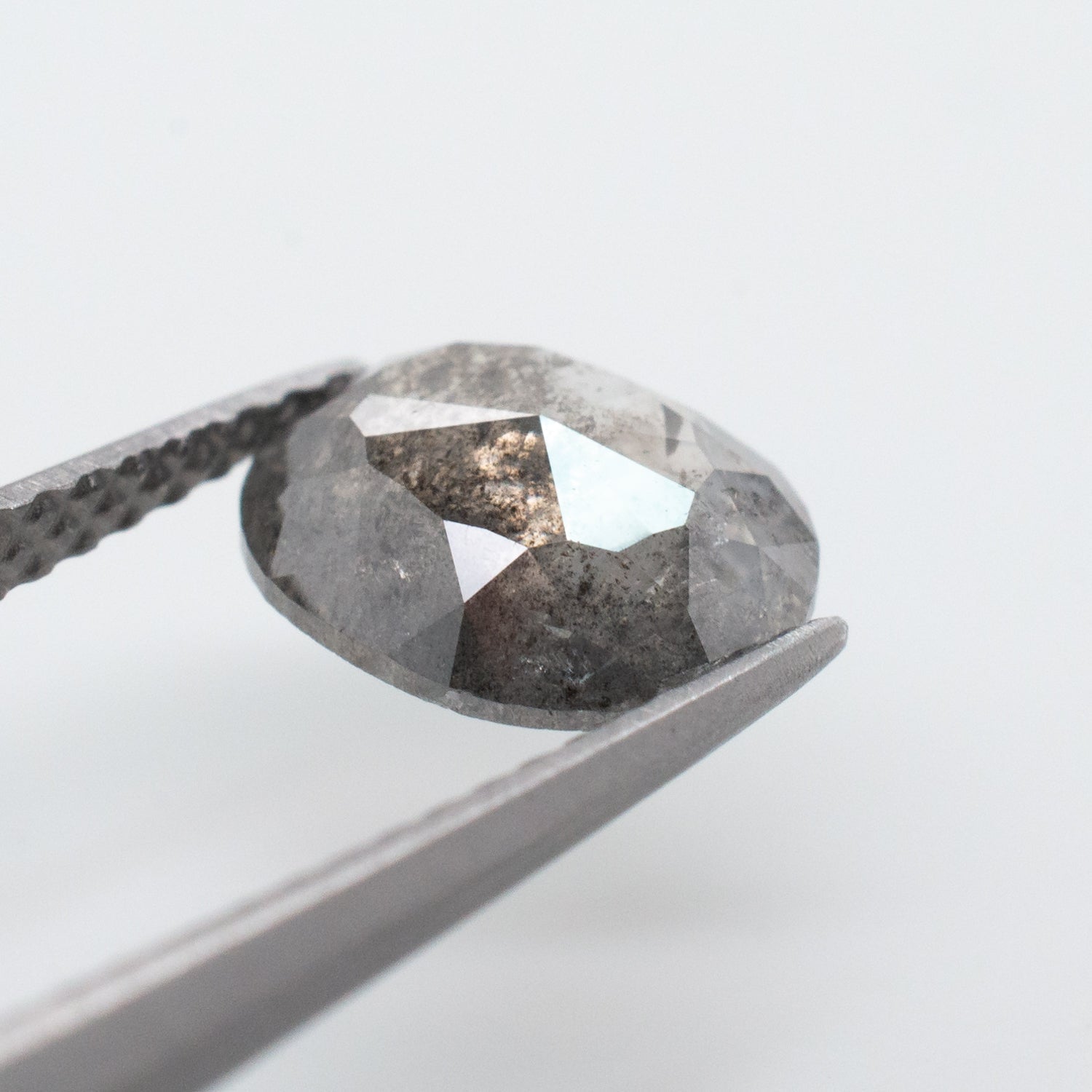 1.10ct Oval Shaped Loose Salt & Pepper Diamond - Malleable Jewellers