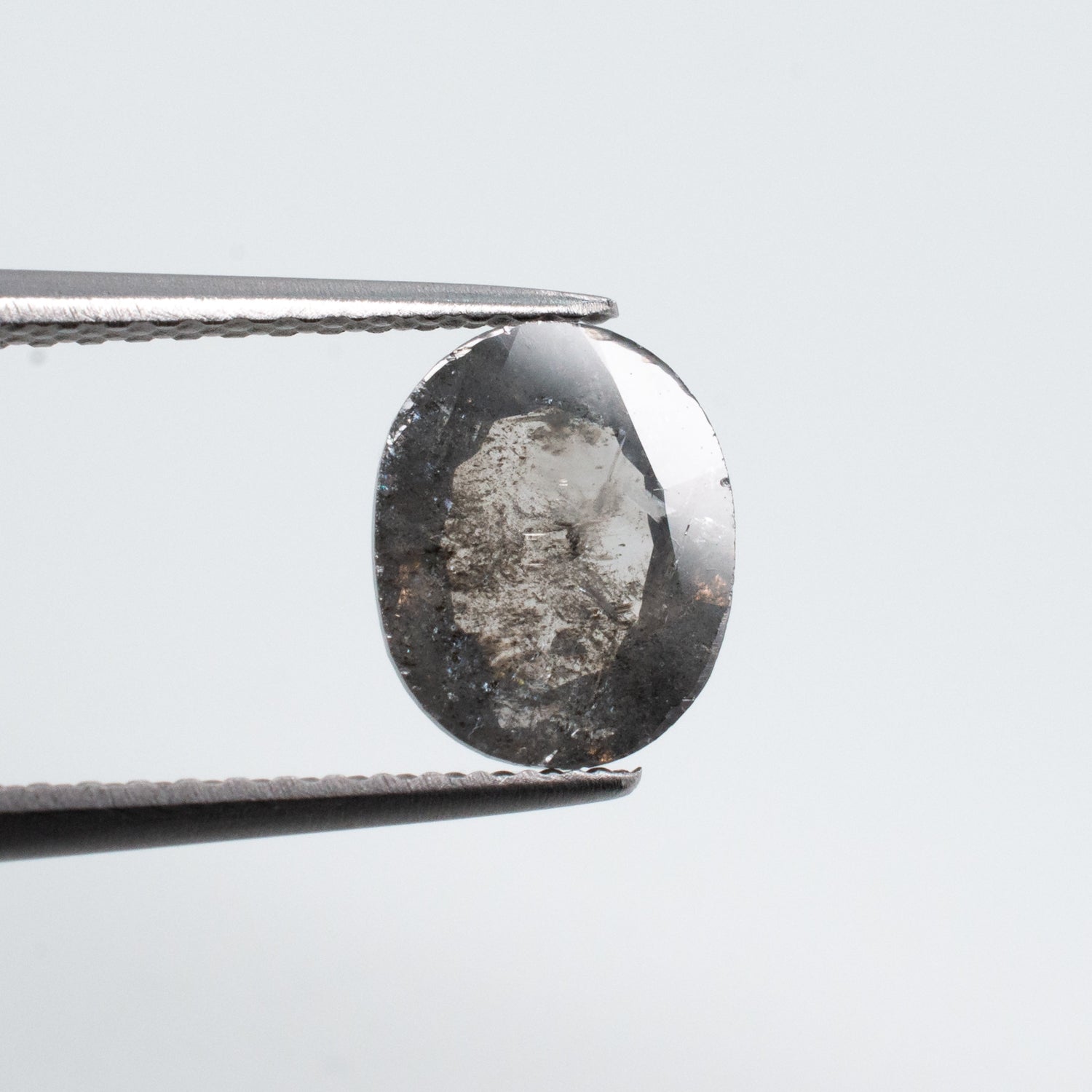 1.10ct Oval Shaped Loose Salt & Pepper Diamond - Malleable Jewellers