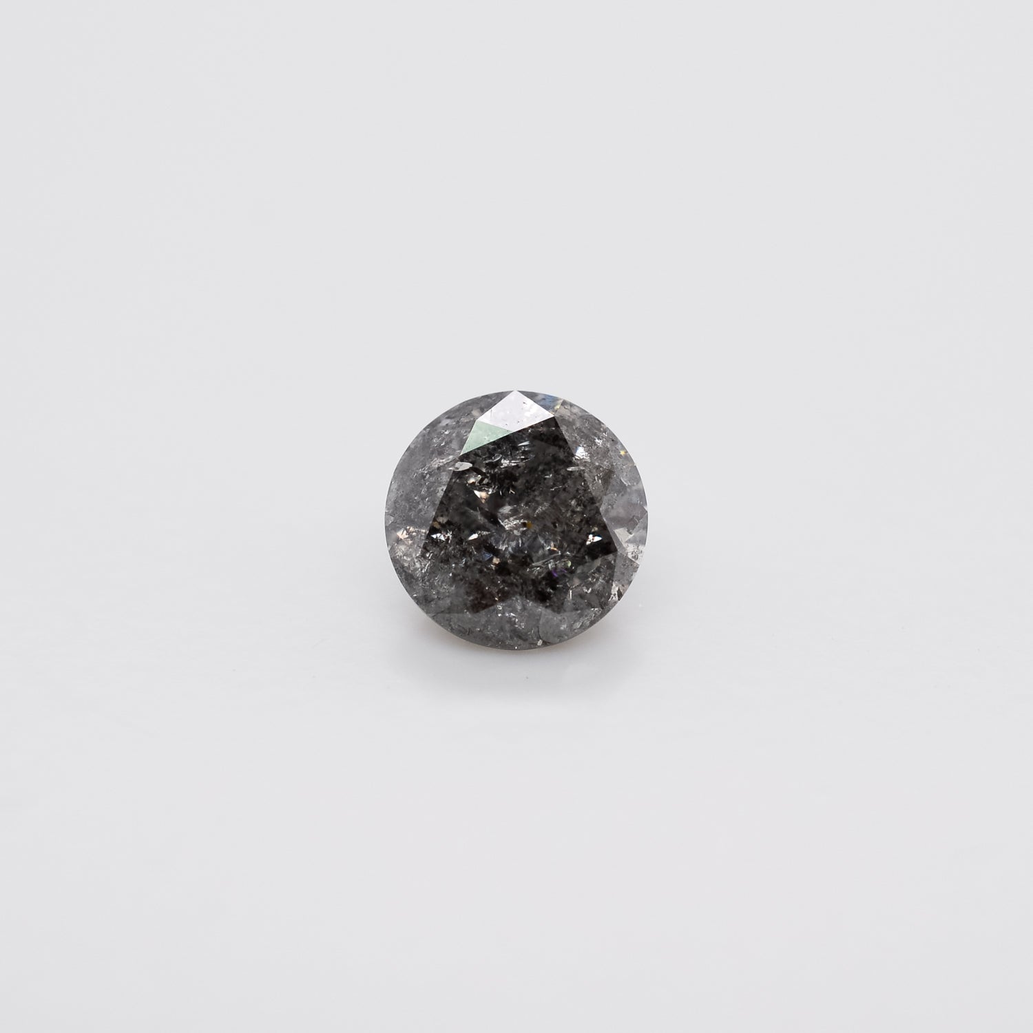 1.11ct Round Brilliant Cut Loose Salt & Pepper Diamond - Malleable Jewellers