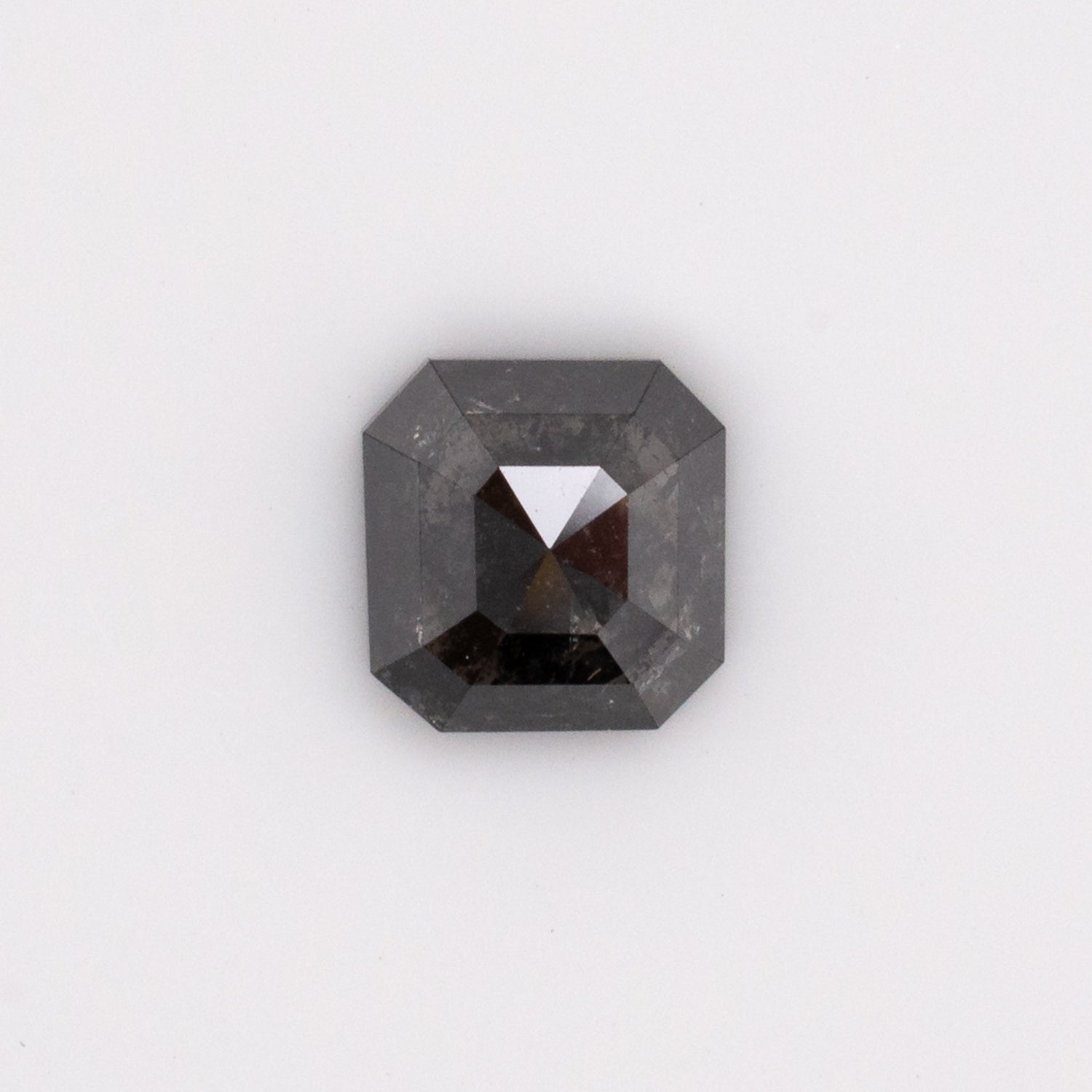 1.12ct Emerald Shaped Loose Salt & Pepper Diamond - Malleable Jewellers
