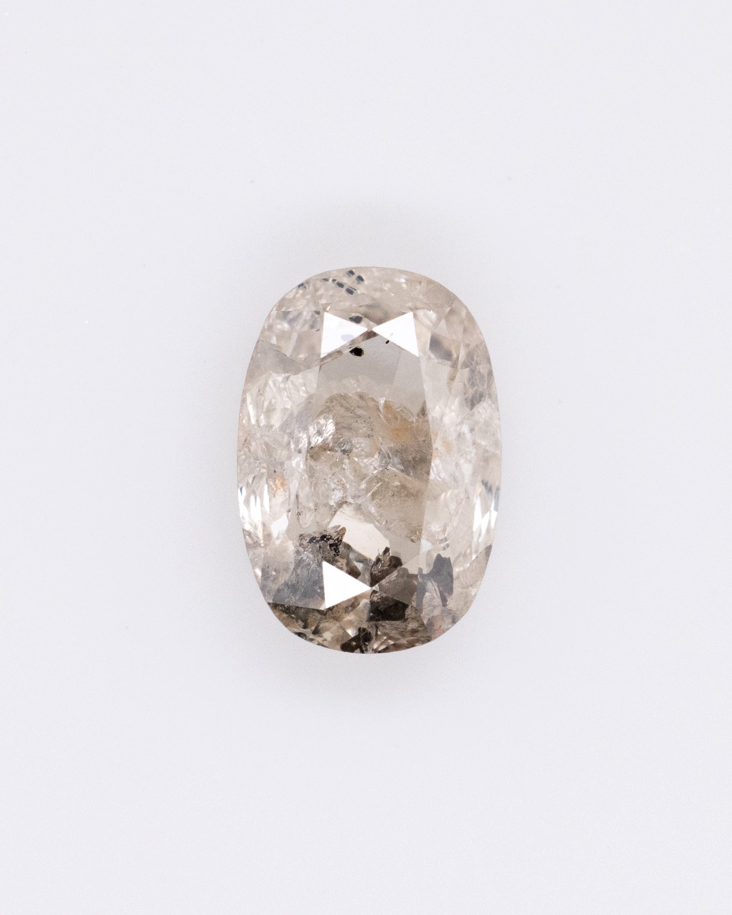 1.14ct Oval Shaped Loose Salt & Pepper Diamond - Malleable Jewellers