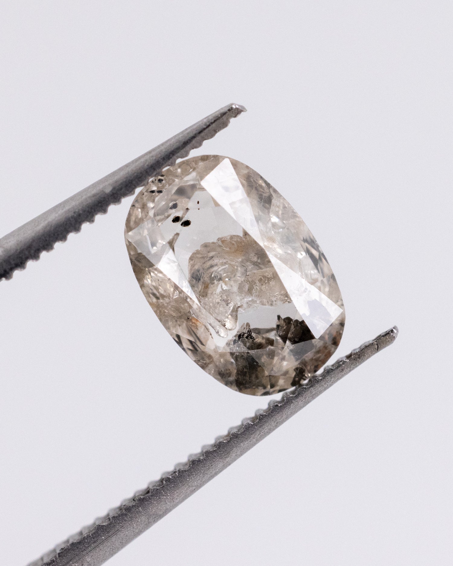 1.14ct Oval Shaped Loose Salt & Pepper Diamond - Malleable Jewellers